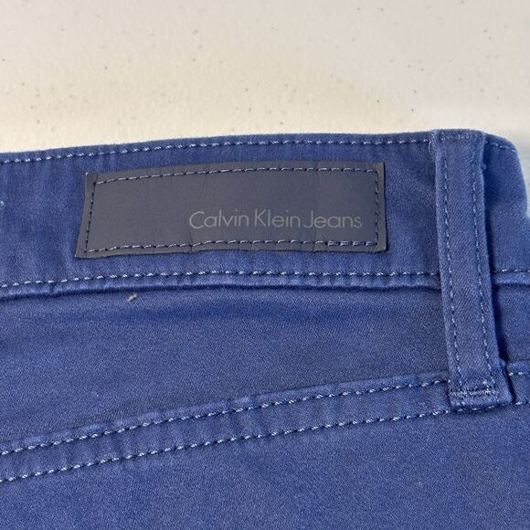 Calvin Klein Calvin Klein Women's Ankle Skinny Navy Pants 8 stretchy Size 30" / US 8 / IT 44 - 14 Thumbnail