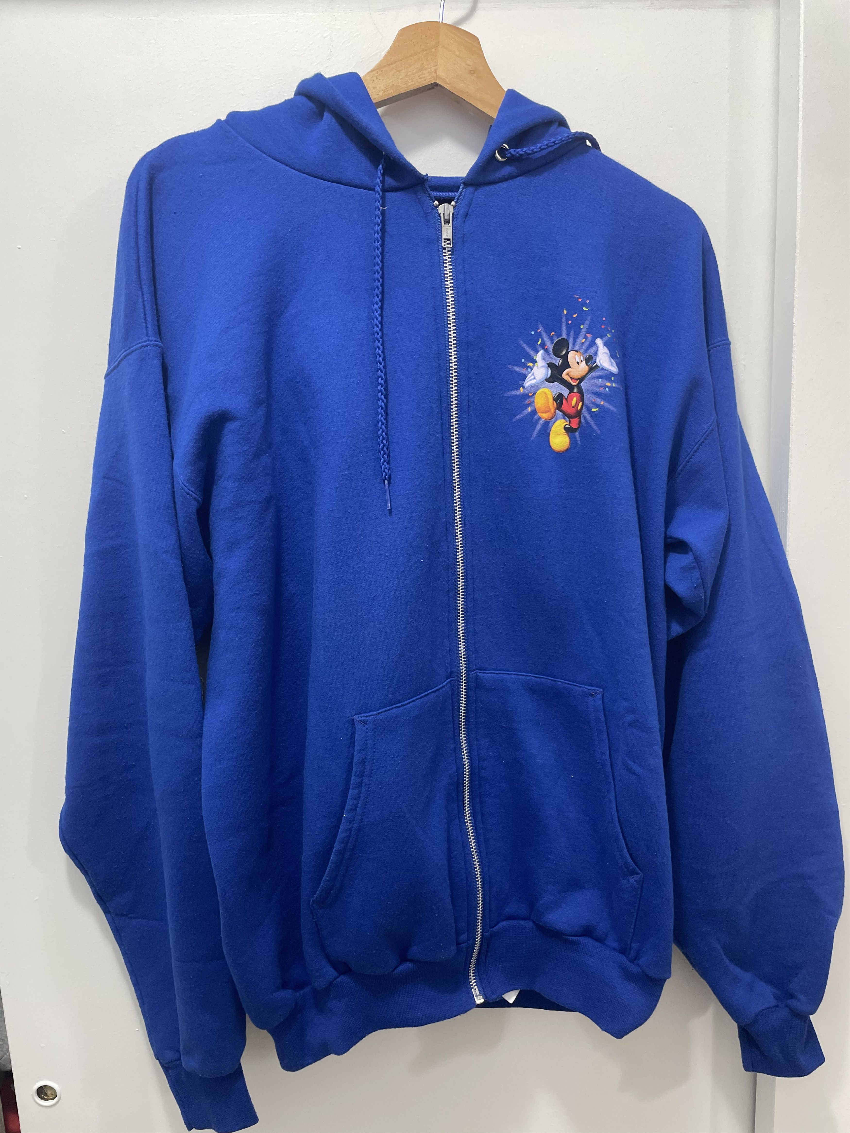 Disney Disneyland Resort Hoodie Adult Size Medium Blue Zip Up Size US M / EU 48-50 / 2 - 1 Thumbnail