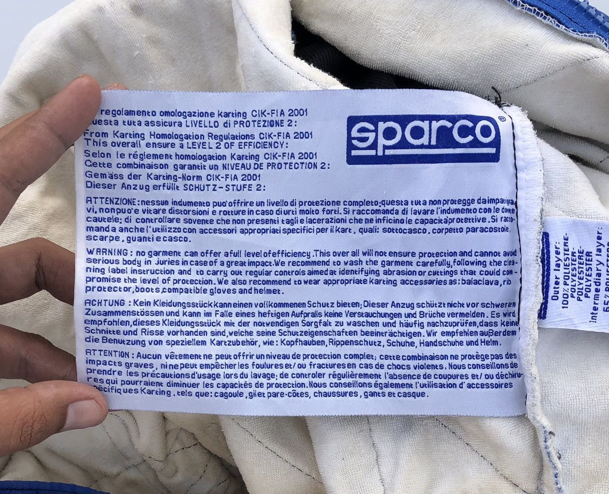 Sports Specialties Nankai Sparco Mod.K26 Yokohama Racing Suit Jacket Size US L / EU 52-54 / 3 - 19 Thumbnail