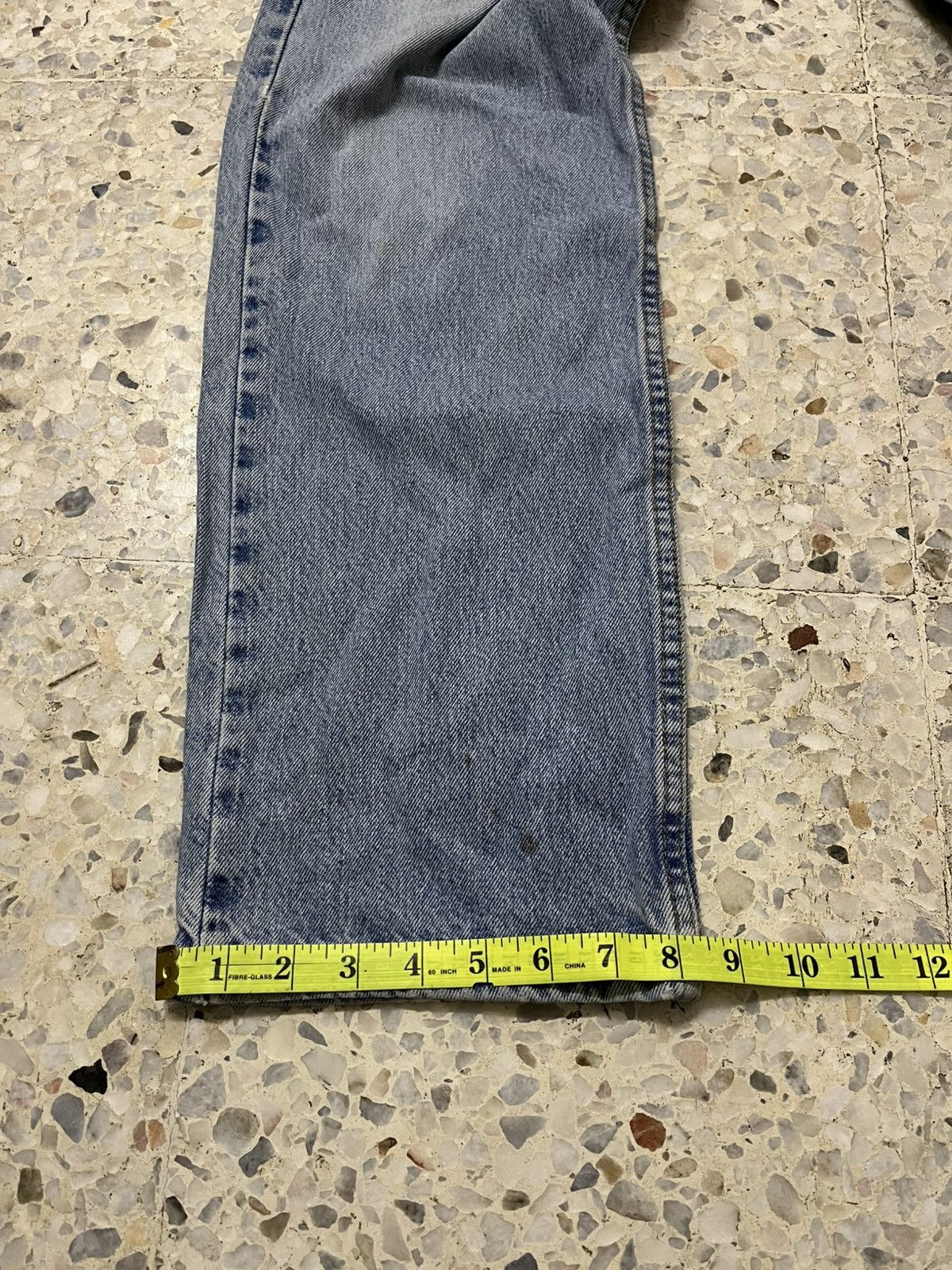 Levi's Vintage Clothing Vintage 90s light blue wash Levi’s 505 faded Size US 35 - 16 Thumbnail