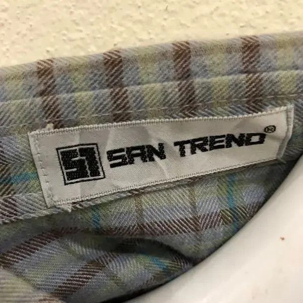 Vintage Vintage San Treno Plaid Tartan Flannel Shirt 👕 Size US M / EU 48-50 / 2 - 3 Thumbnail