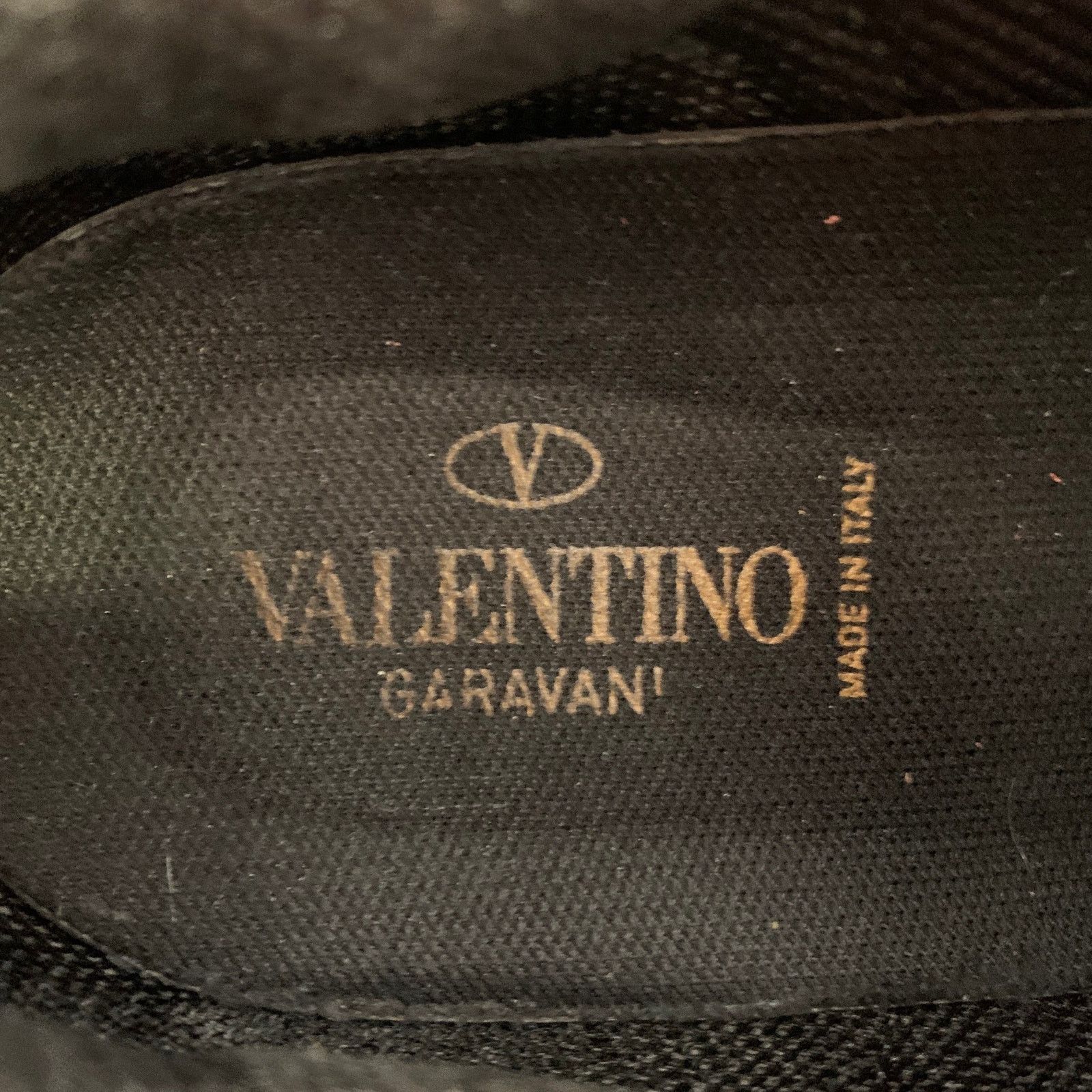 Valentino VALENTINO Blue Taupe Block Leather Rubber Sole Sneakers Size US 9.5 / EU 42-43 - 7 Thumbnail