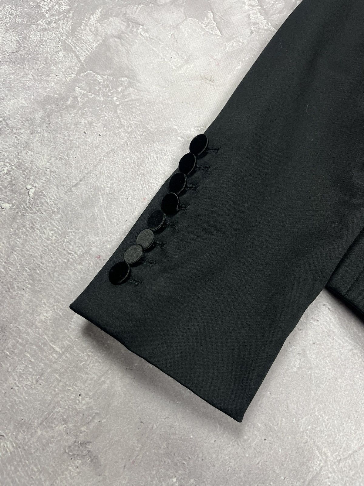 Burberry Prorsum Burberry Prorsum Wool Blazer Black One Button Jacket Size M / US 6-8 / IT 42-44 - 2 Thumbnail