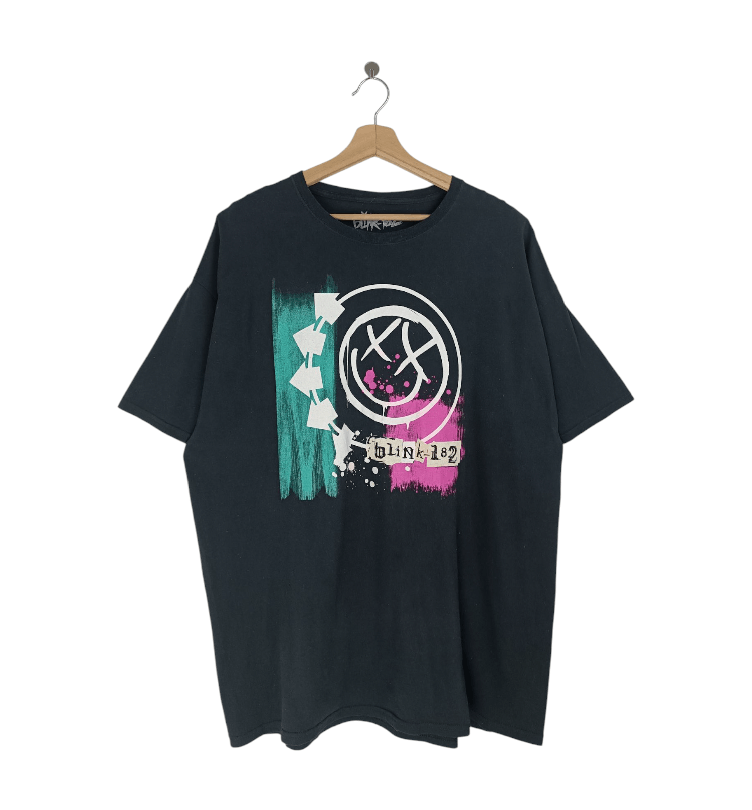 Band Tees VINTAGE BLINK 182 SMILEY FACE LOGO TEE PUNK TRAVIS SUM 41 Size US XL / EU 56 / 4 - 1 Thumbnail