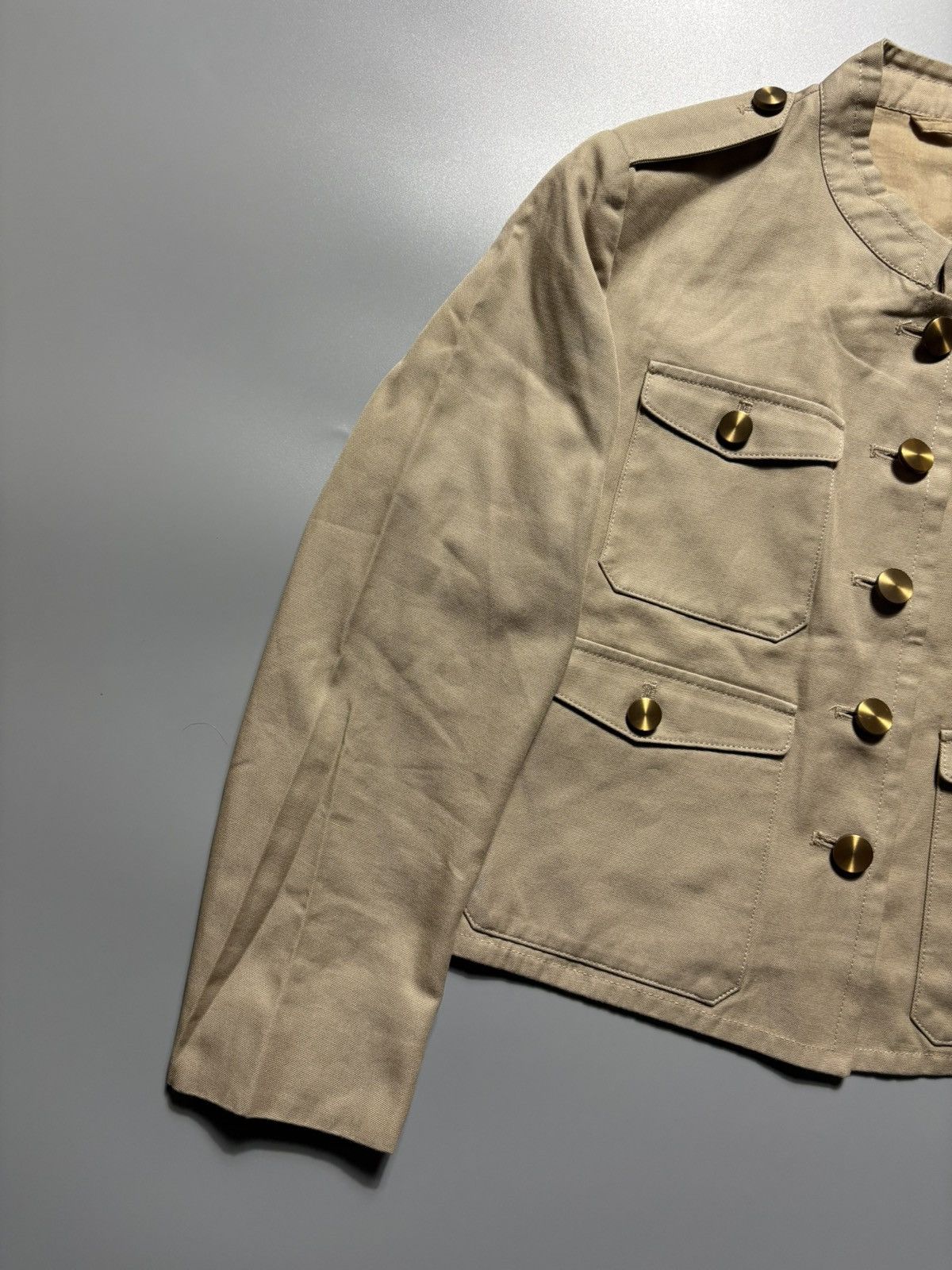 Gucci GUCCI TOMFORD ERA MILITARY CROP JACKET Size XS / US 0-2 / IT 36-38 - 5 Thumbnail