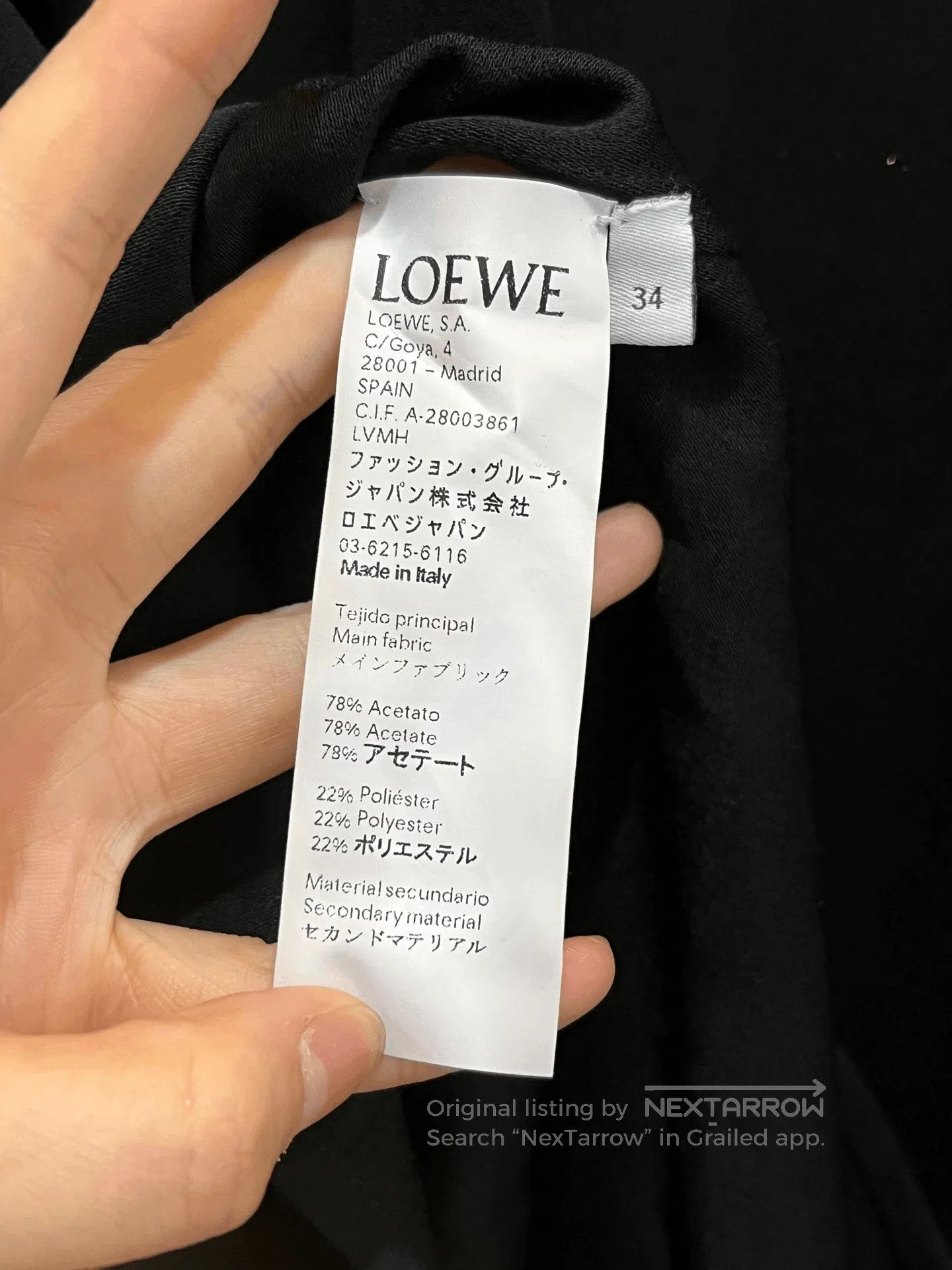 Loewe Loewe Acetate Shirt. Size XXS / US 00 / IT 34 - 3 Thumbnail