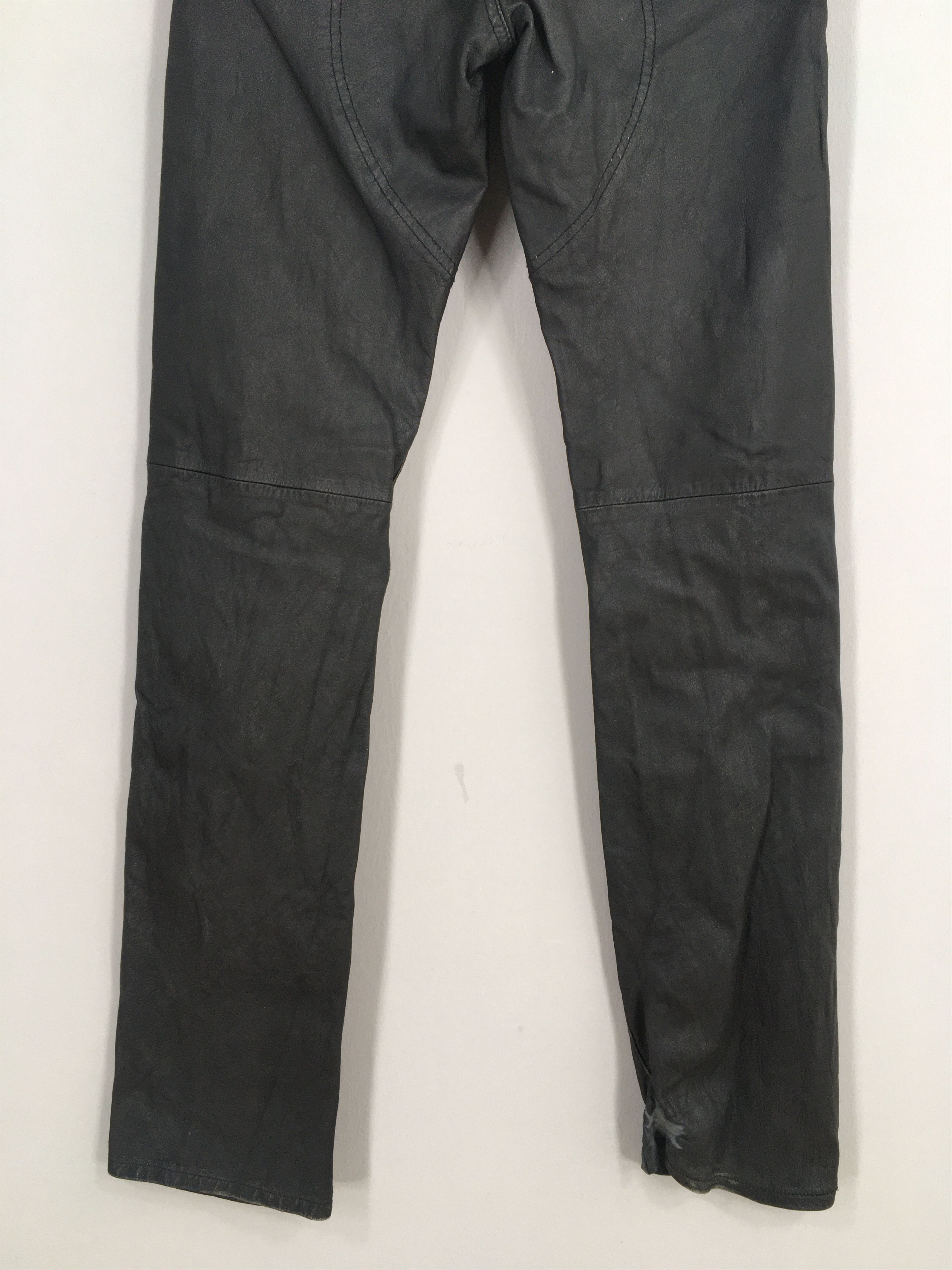 Harley Davidson Size 26x33 Vintage 90s Harley Davidson Leather Pants S1426 Size 26" / US 2 / IT 38 - 10 Thumbnail
