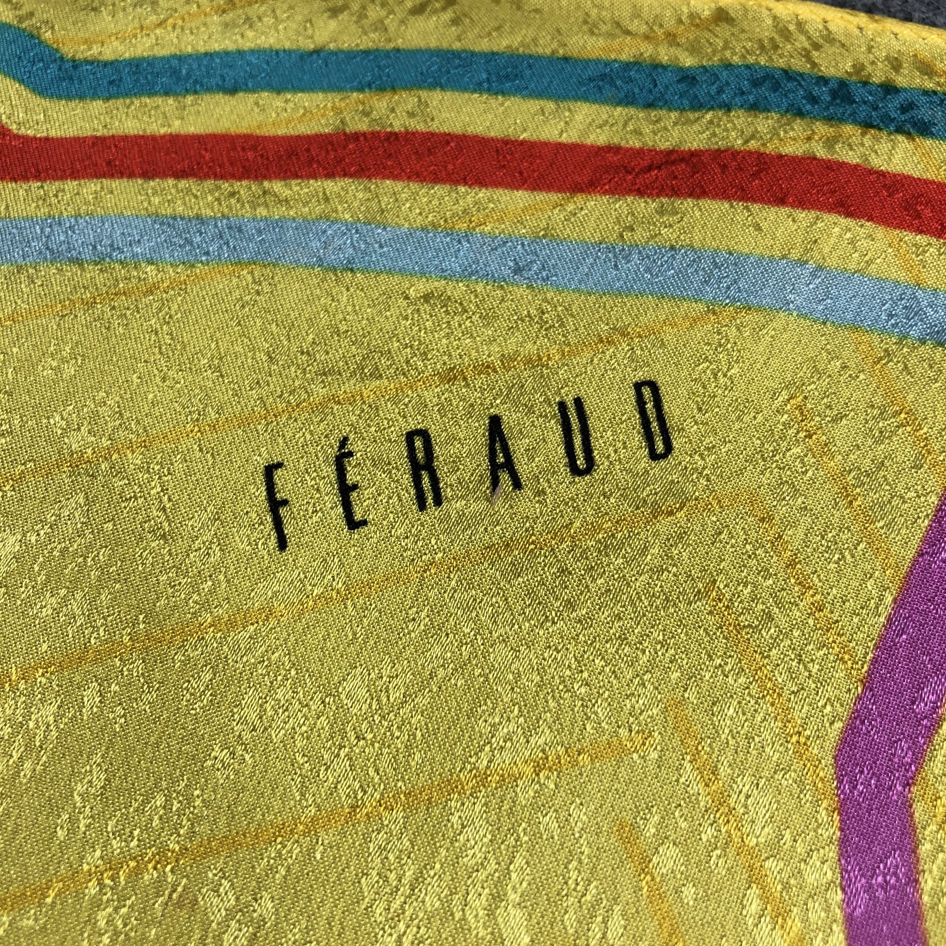Louis Feraud Louis Feraud Luxury Silk Scarf M966 Size ONE SIZE - 3 Thumbnail