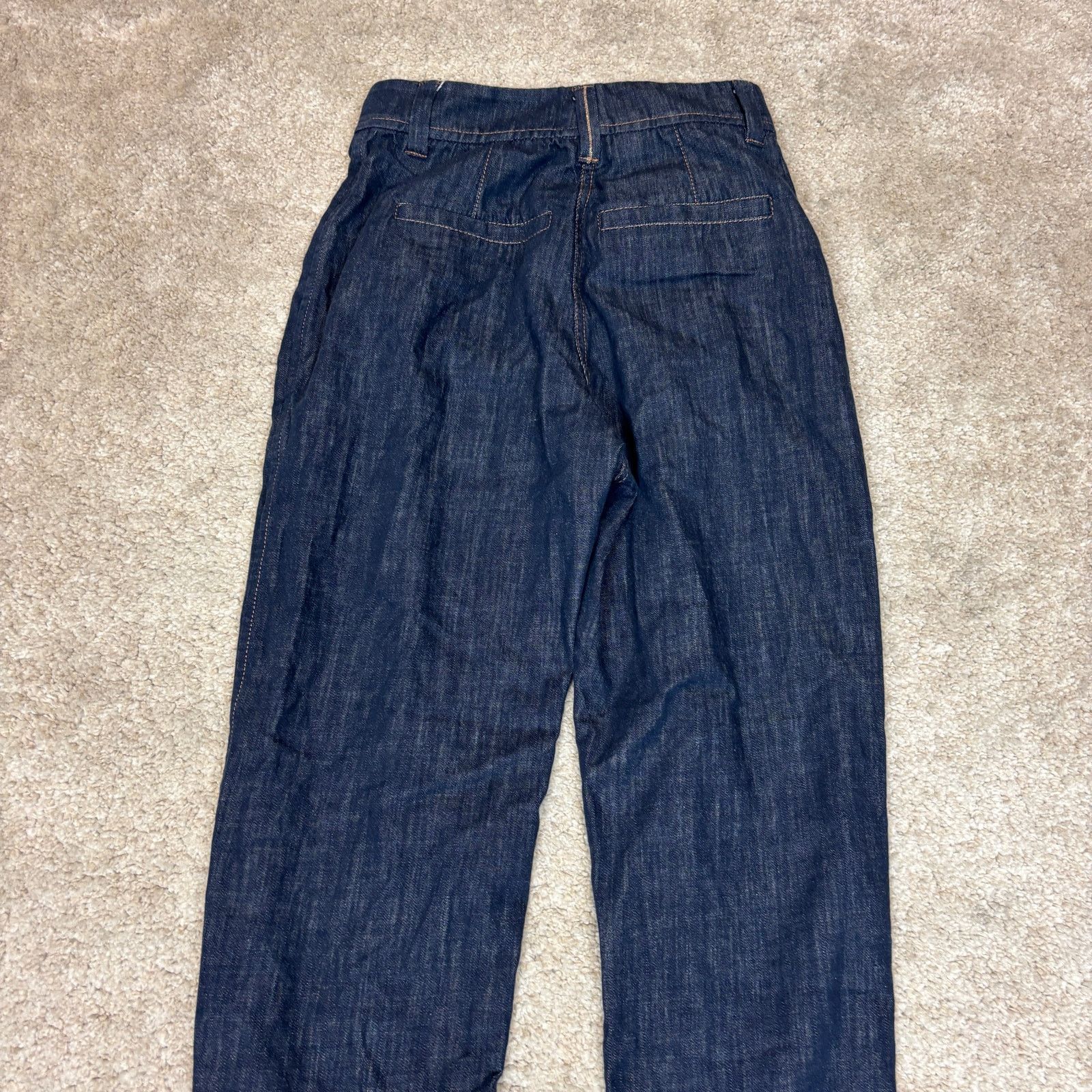 Brunello Cucinelli Brunello Cucinelli HR Pleated Dark Denim Trousers Pants 2 Size 26" / US 2 / IT 38 - 4 Thumbnail
