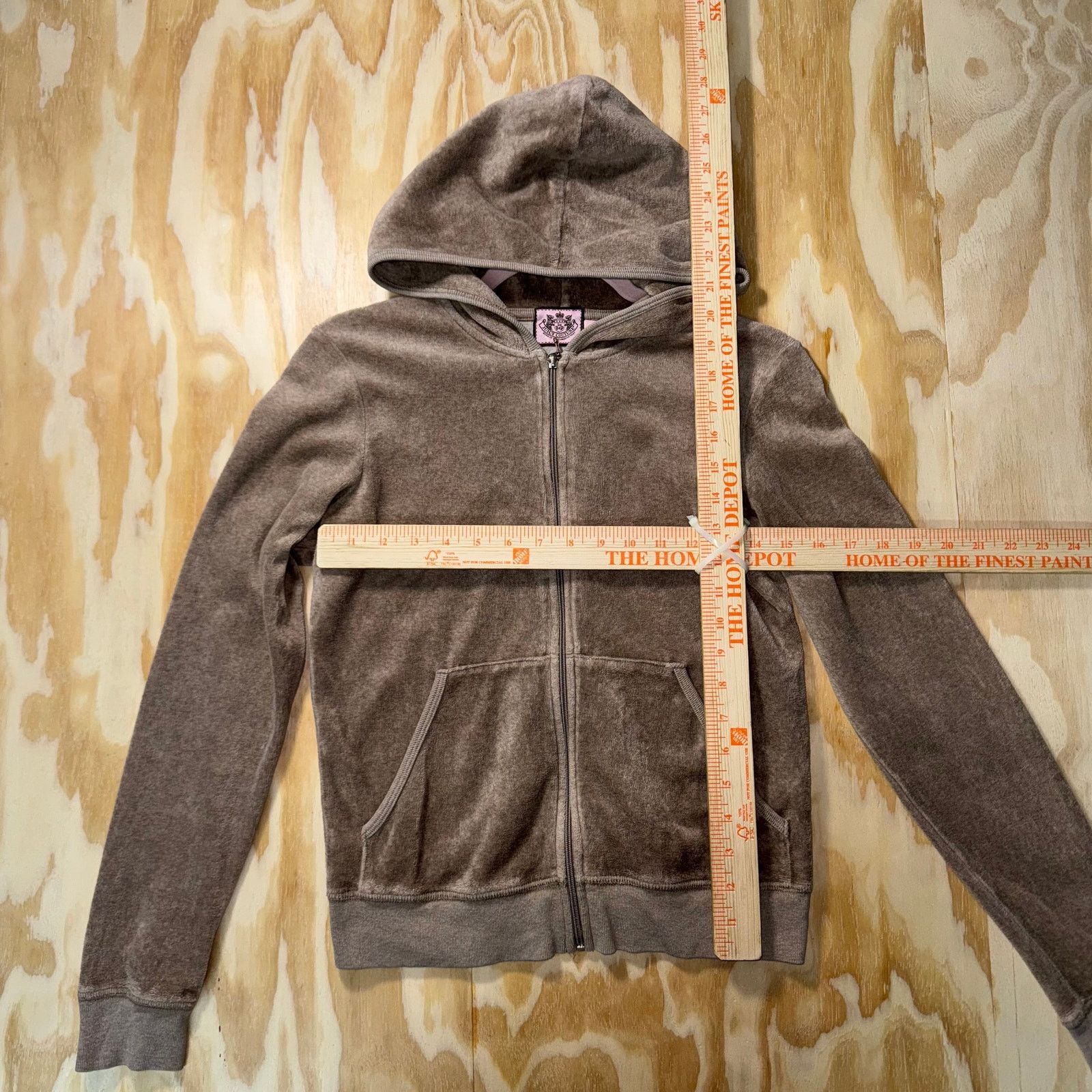 Juicy Couture Vintage Y2K juicy couture velour preppy femme 2000s hoodie Size L / US 10 / IT 46 - 4 Thumbnail