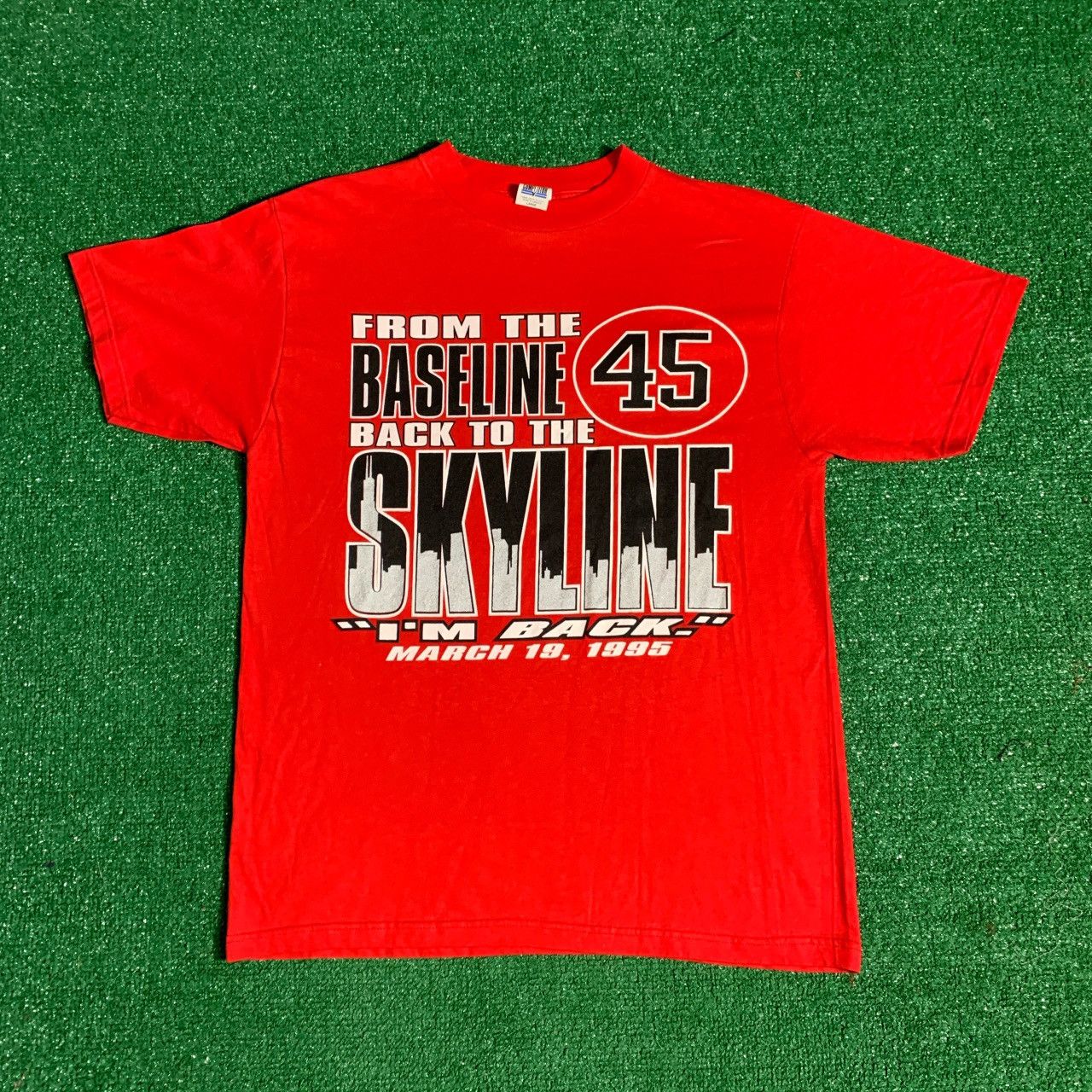 NBA Vintage 1993 From the Baseline to the Skyline Jordan Tee Size US L / EU 52-54 / 3 - 1 Thumbnail