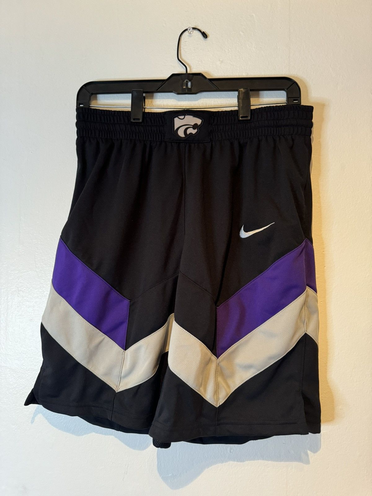 Nike Nike Kansas State Elite Basketball Short Men's Medium Size US 35 - 1 Thumbnail