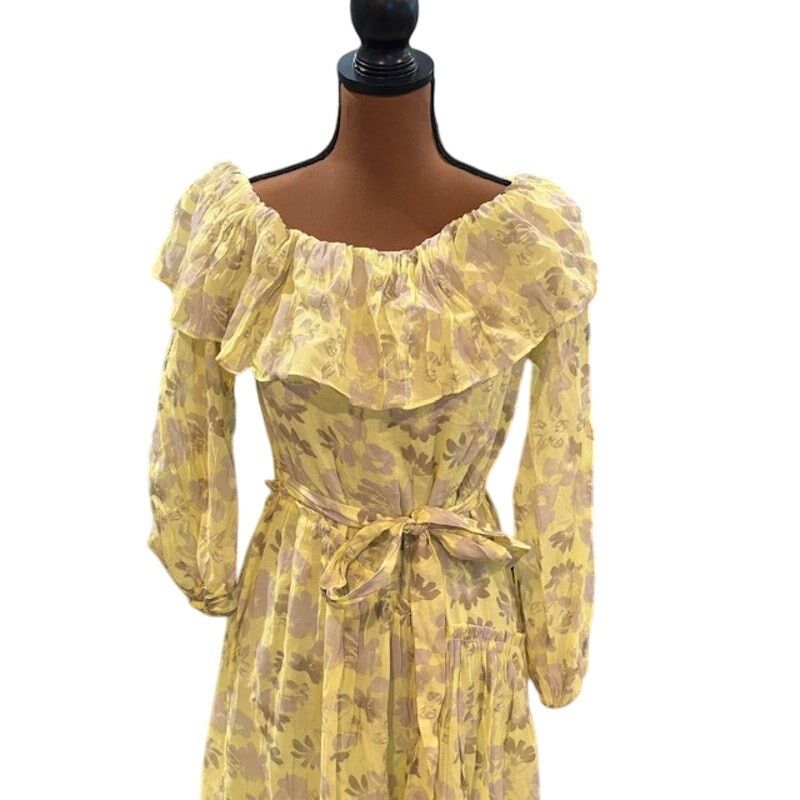 ASTR The Label ASTR “Kaylani” Tiered Off-The-Shoulder Dress Size XS / US 0-2 / IT 36-38 - 2 Thumbnail