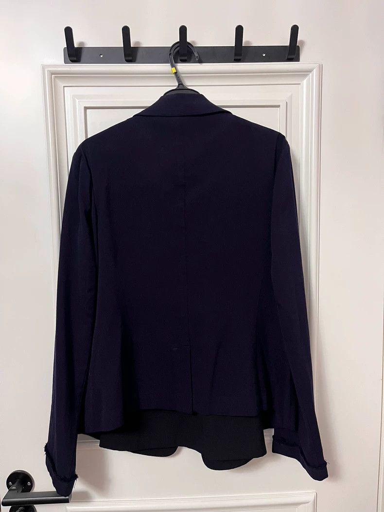Other Y's size 1 Blue suit with detachable placket blazer Size 36R - 2 Thumbnail