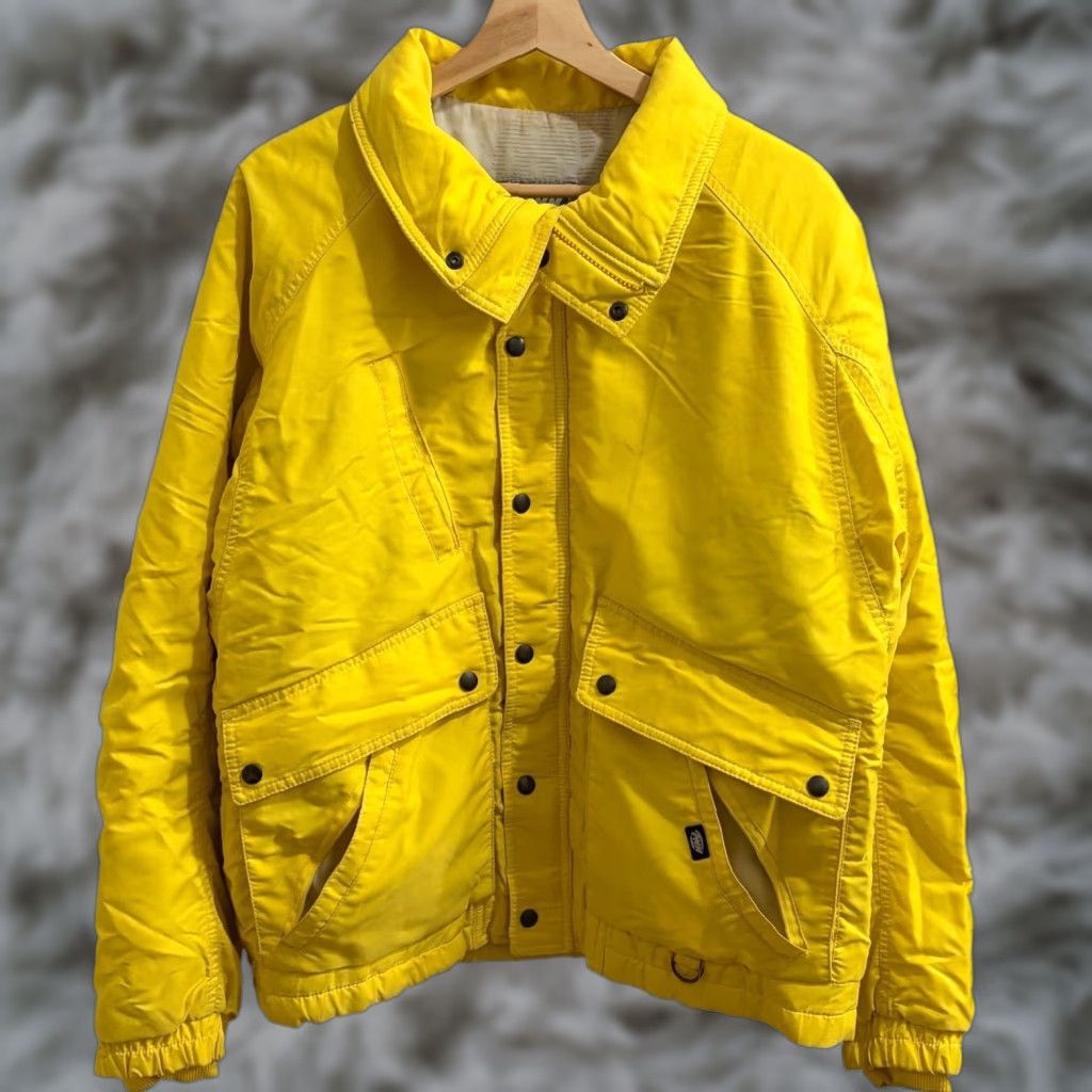 Vintage VINTAGE TWN Ski Jacket Ladies M Yellow Short Zip Snap Up Outdoor 80s Mens Womens Boys Girls Size M / US 6-8 / IT 42-44 - 1 Thumbnail