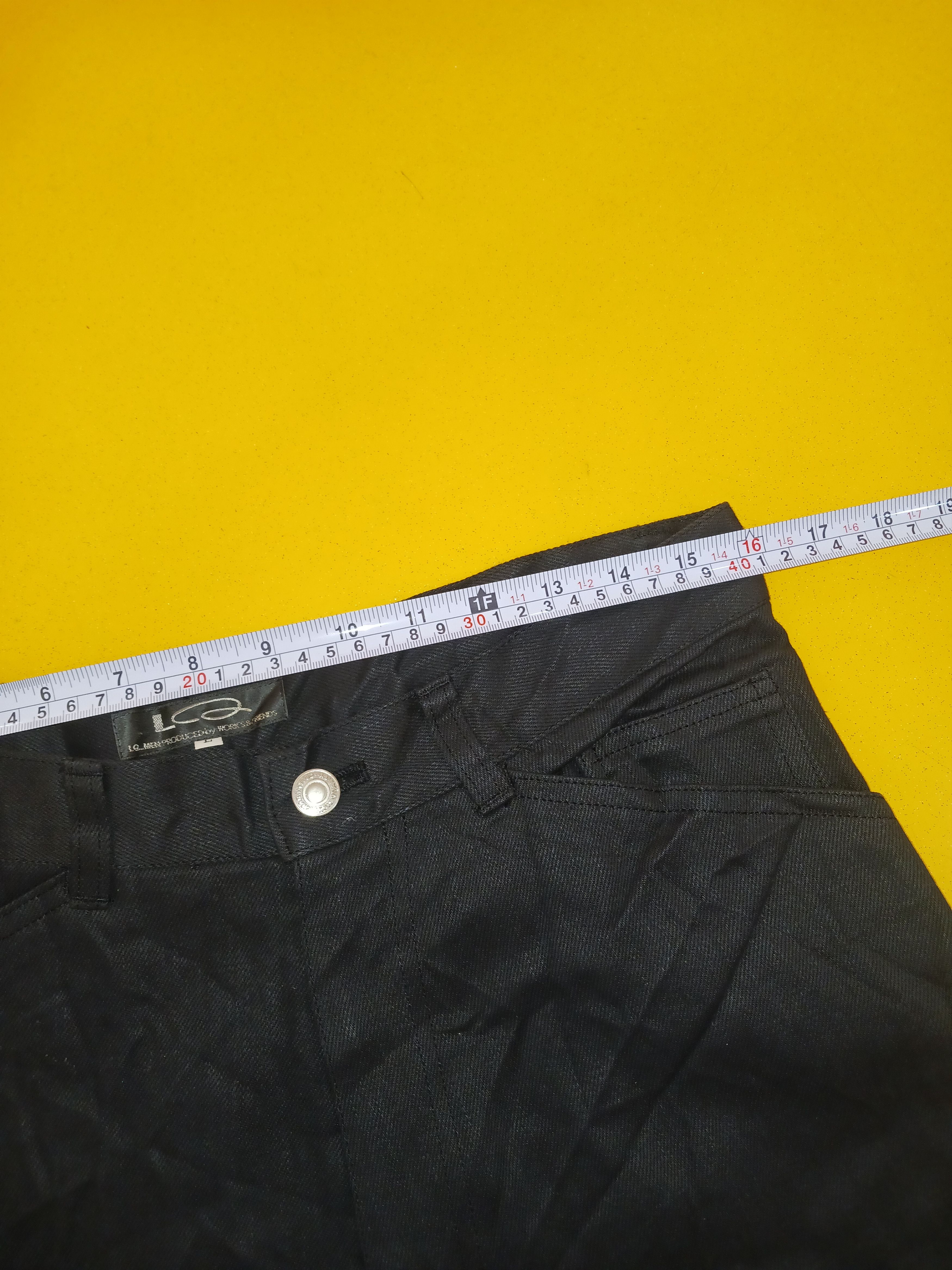 Designer RARE LQ. By Yohji Yamamoto Works & Friends Denim Pants Size US 34 / EU 50 - 14 Thumbnail
