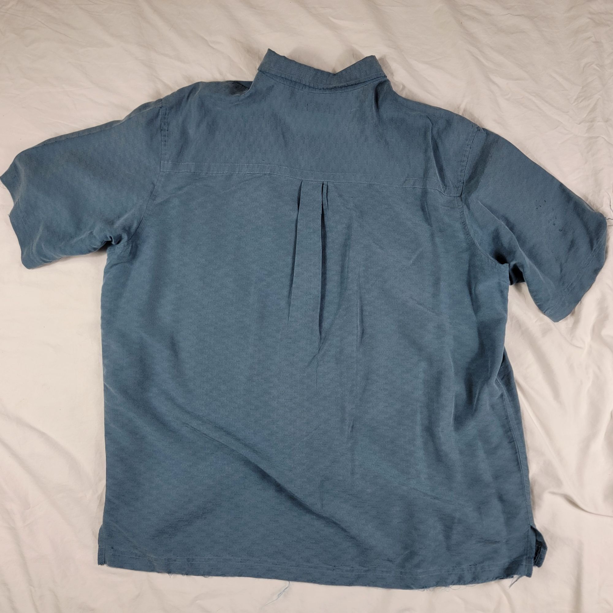 Rei REI Mens XL Blue Short Sleeve Button Up Shirt Casual Camping Size US XL / EU 56 / 4 - 2 Thumbnail