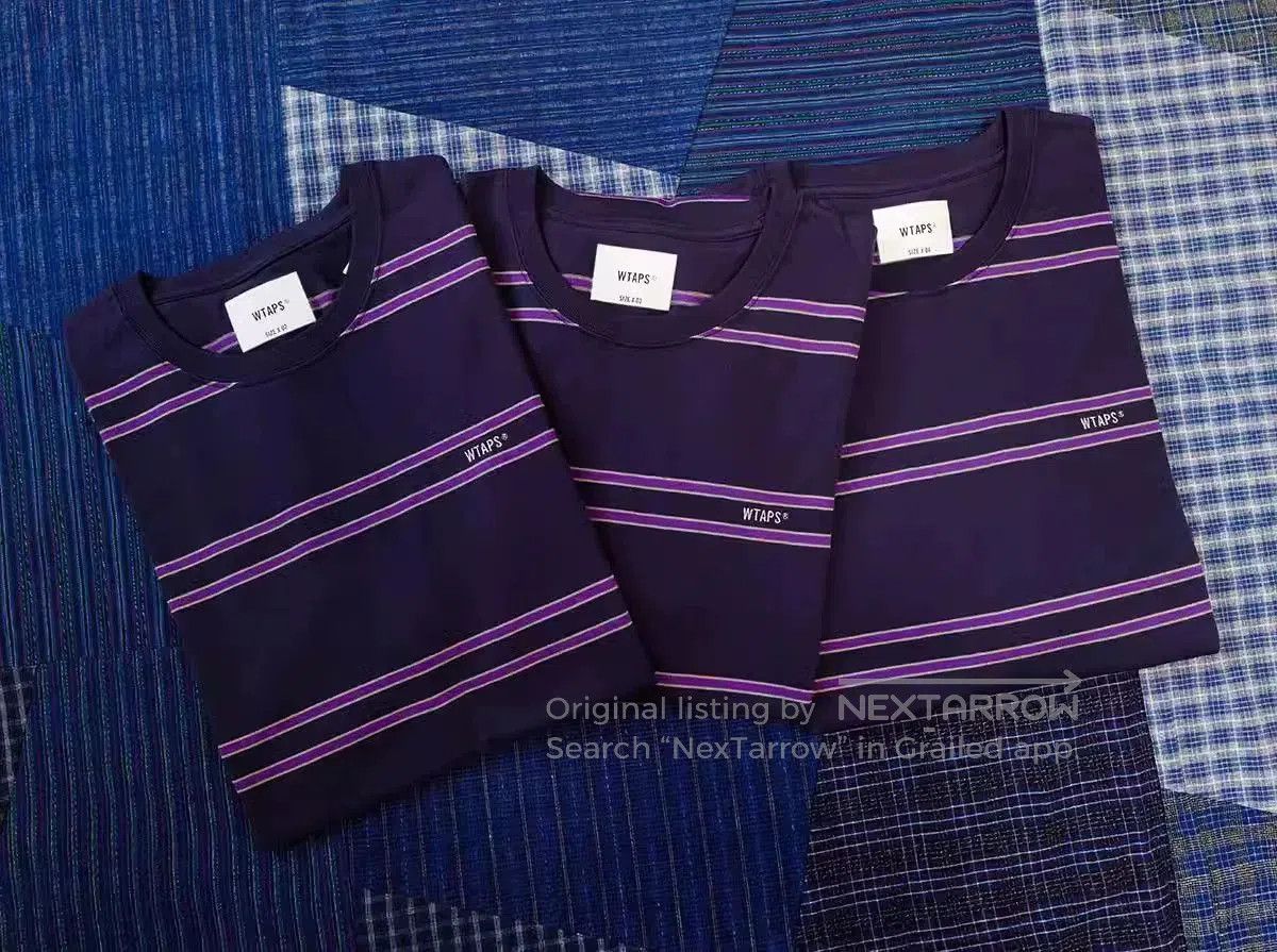 Wtaps WTAPS Jam 02 Tee Retro Striped T. Size US XXS / EU 40 - 4 Thumbnail
