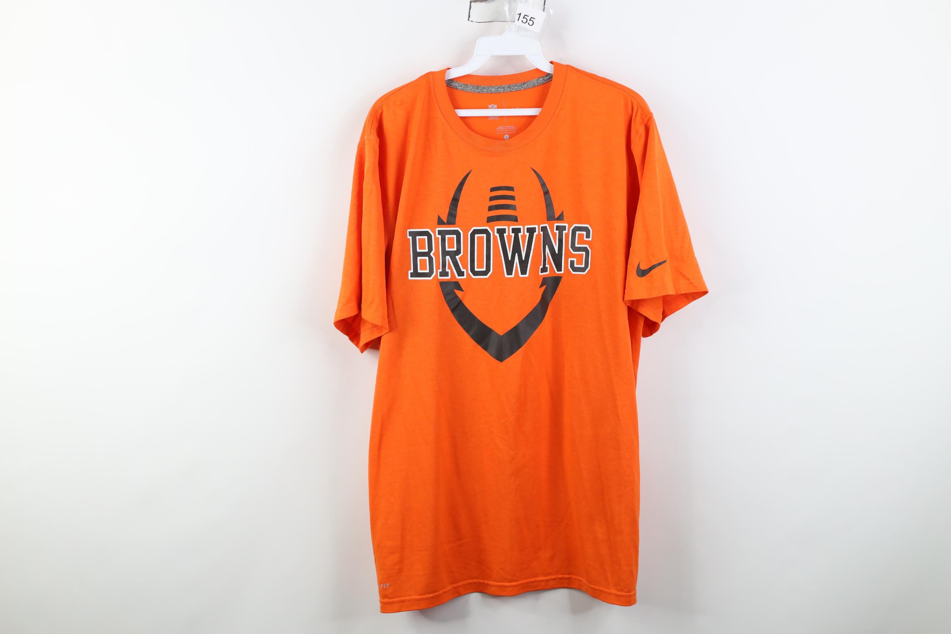 Nike Nike NFL Cleveland Browns Football Short Sleeve T-Shirt Size US L / EU 52-54 / 3 - 1 Thumbnail