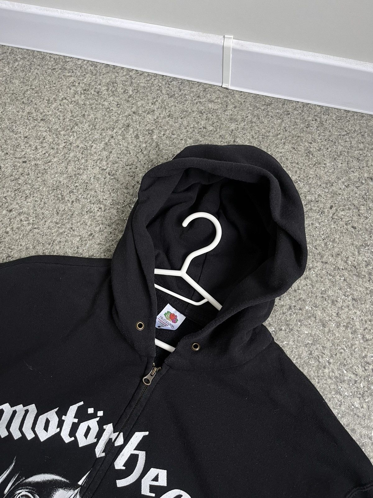 Band Tees × Vintage Vintage 90’s Motorhead hoodie zip rock band Motörhead Size US L / EU 52-54 / 3 - 3 Thumbnail