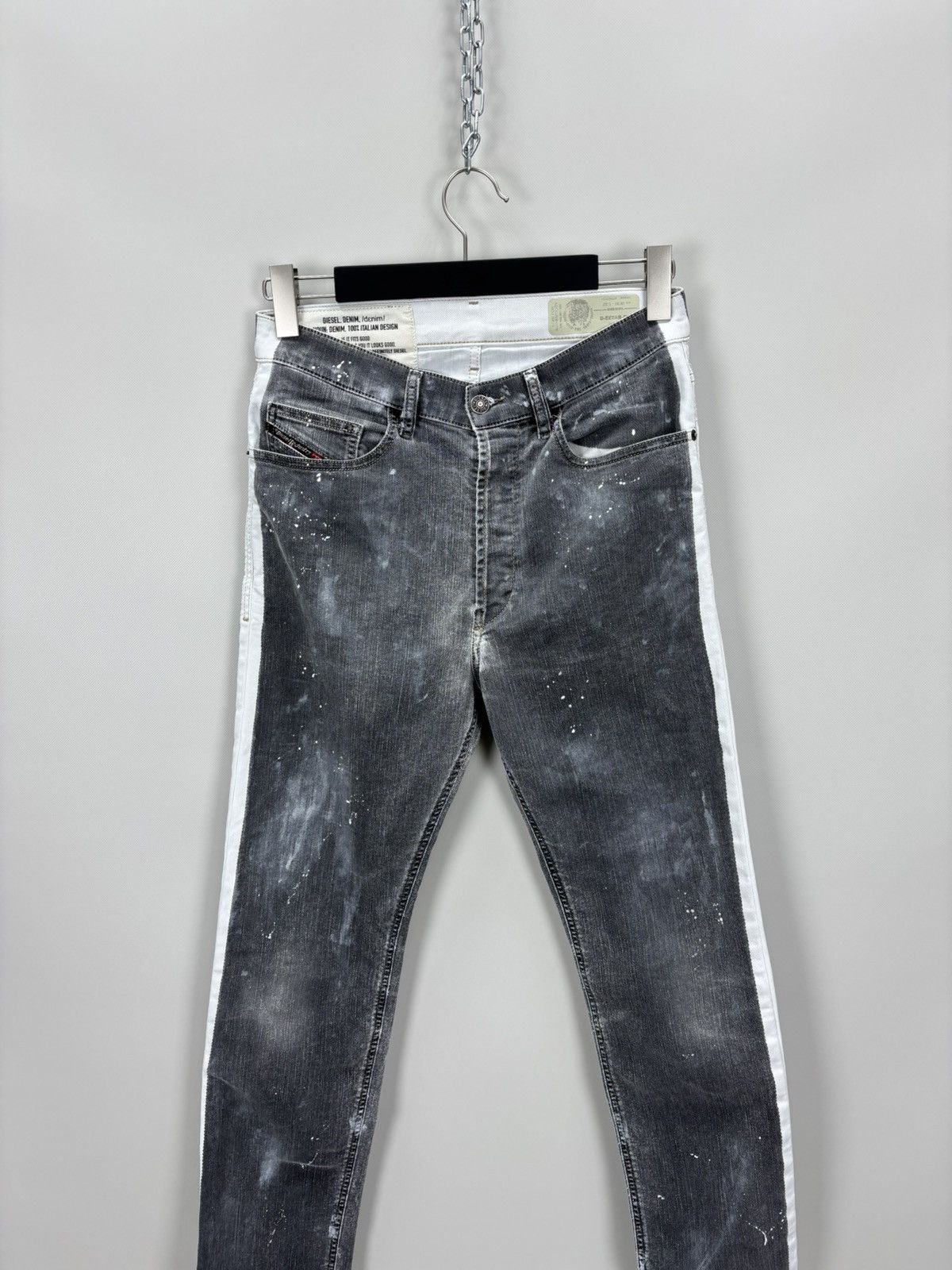 Diesel Mens jeans Y2k Diesel Size 30 Color Gray Size US 30 / EU 46 - 2 Thumbnail