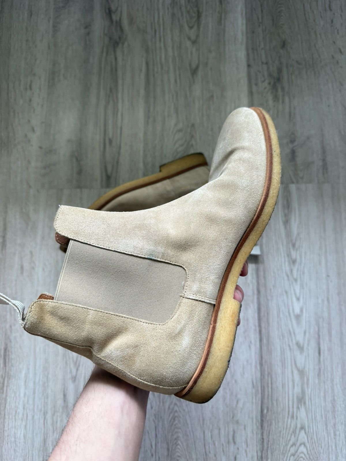Common Projects Common Projects Beige Chelsea Boots Made in Italy EU40 US7 Size US 7 / EU 40 - 7 Thumbnail
