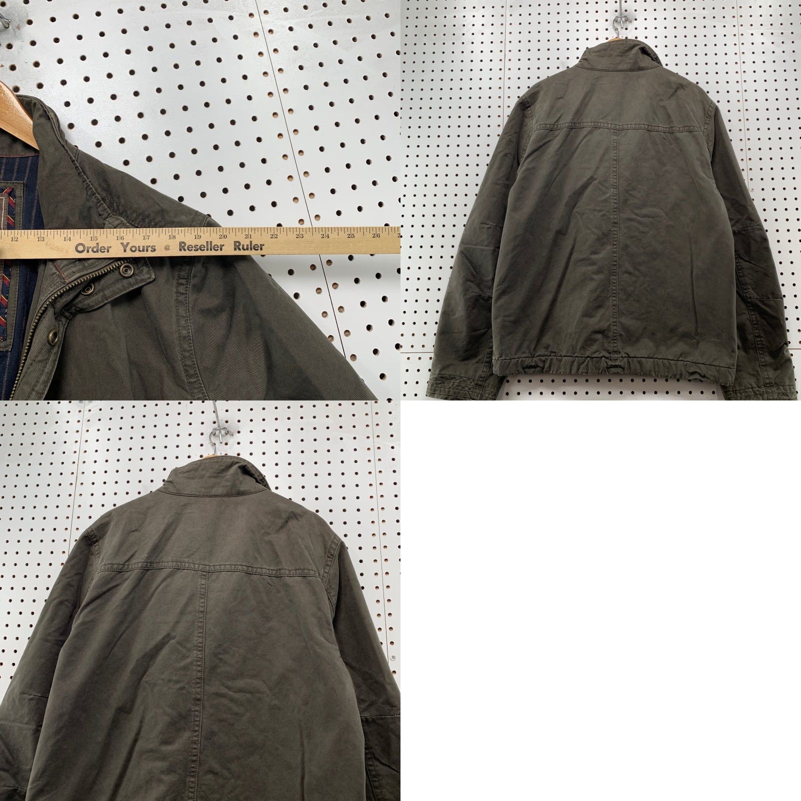American Eagle Outfitters VINTAGE American Eagle Outfitters Military Jacket Mens Large Olive Green Skater Grunge y2K Jacket Men L Green Military Grunge 90s Size US L / EU 52-54 / 3 - 9 Thumbnail