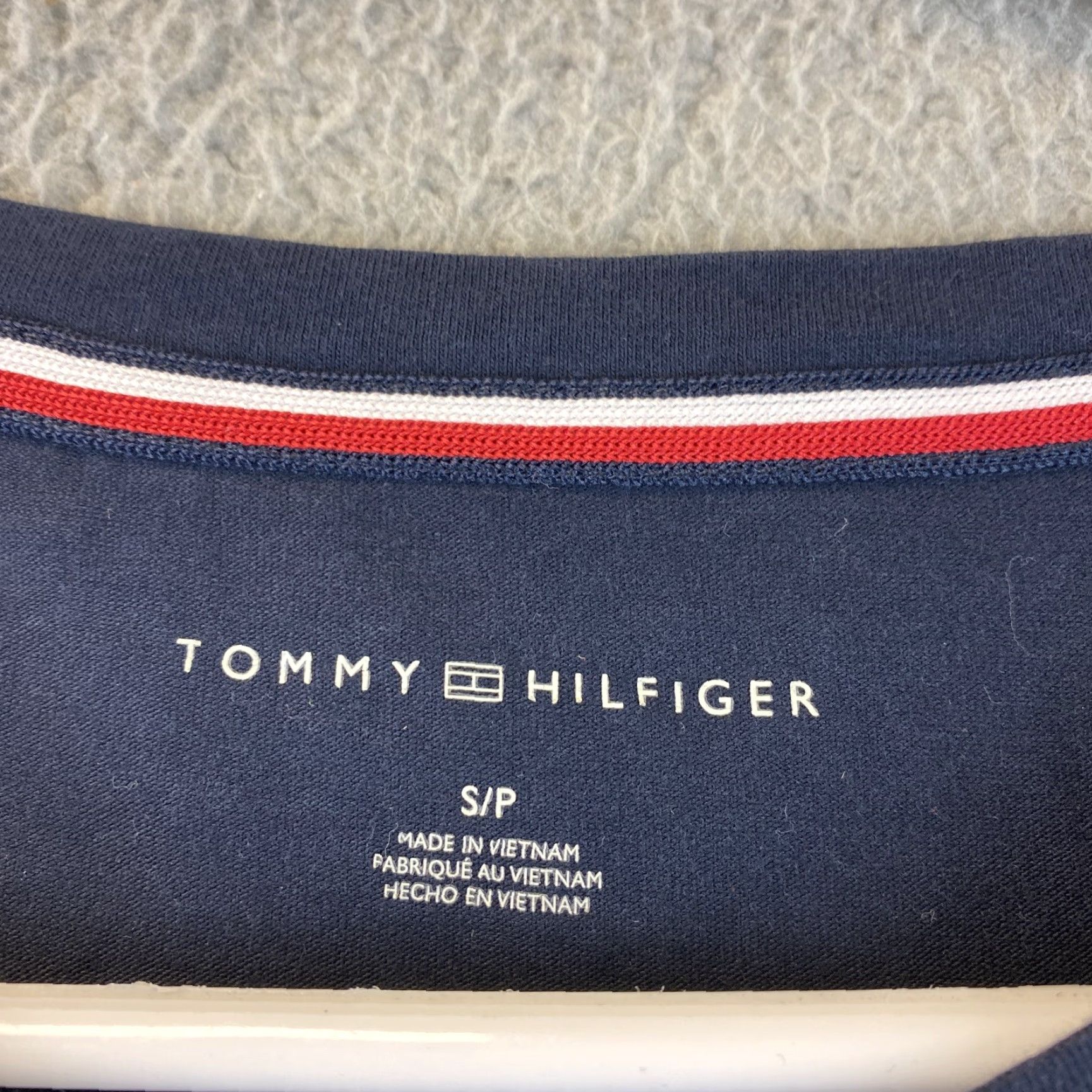 Tommy Hilfiger Tommy Hilfiger Women's Shirt Dress Small Navy Blue Side Stripes Cotton Blend Knit Short Sleeve Pullover Logo Casual Dresses Mens? Size S / US 4 / IT 40 - 4 Thumbnail