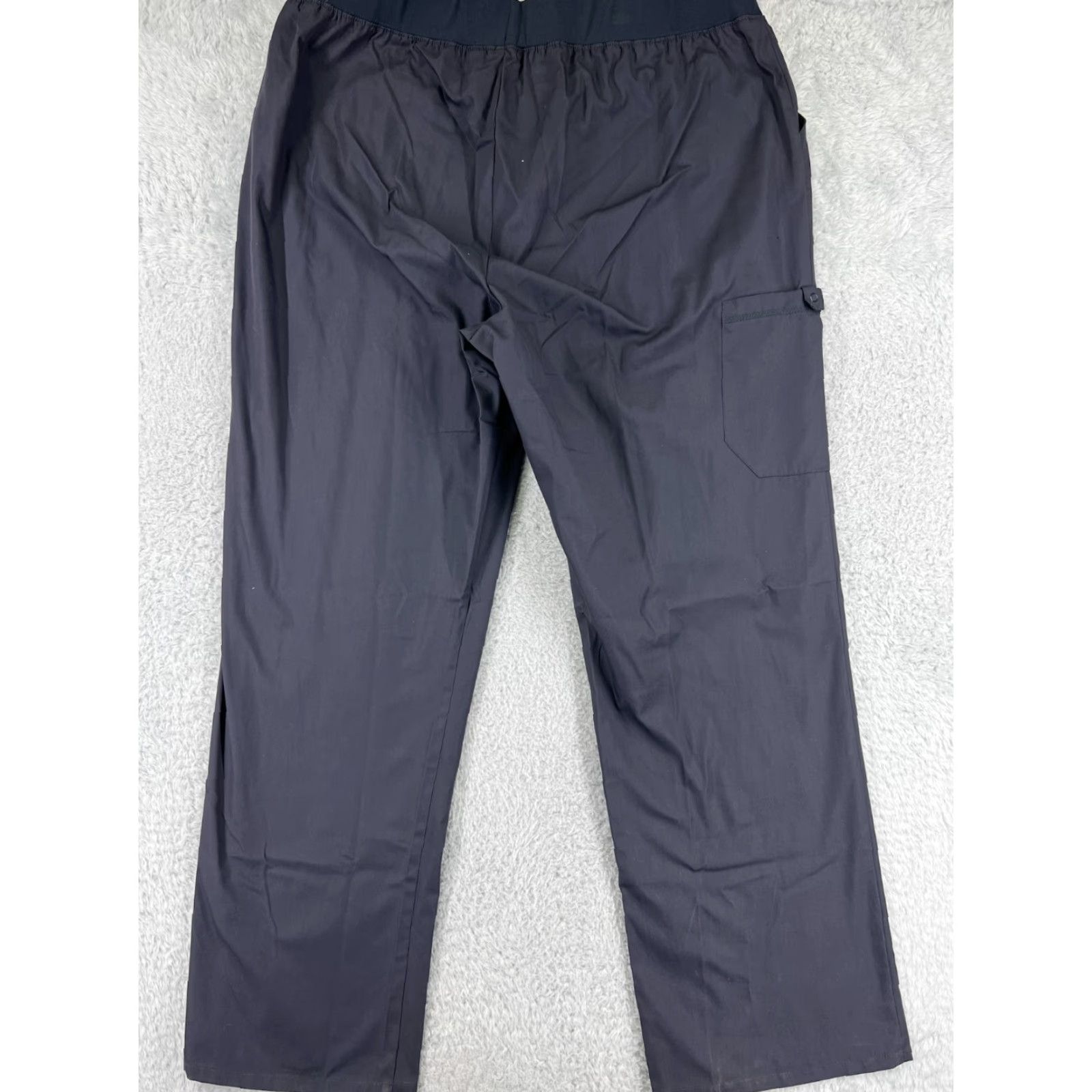 Cherokee Cherokee Scrub Pants Adult 2XL Gray Polyester Bottom Cargo Pocket Unisex Medical Shirt? Size US 39 - 2 Thumbnail