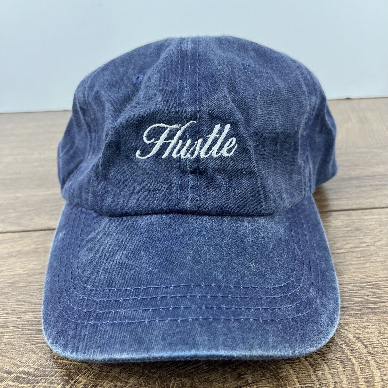 Other Hustle Hat Blue Hustle Adjustable Hat Blue Adjustable Hat Bl Size ONE SIZE - 5 Thumbnail