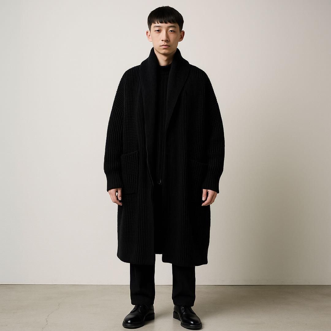 Yohji Yamamoto POUR HOMME 23aw knit coat HJ-K85-985 Size US L / EU 52-54 / 3 - 4 Thumbnail