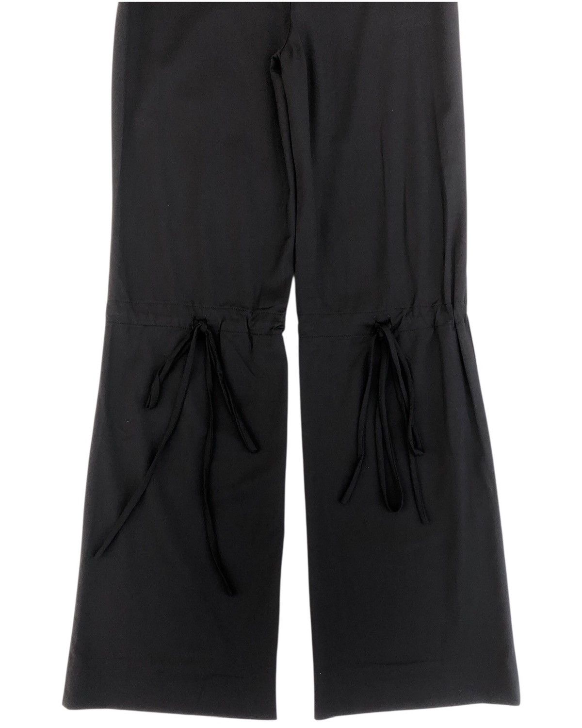 Versus Versace Y2K Versus by Versace Black Back Knee Rope Pants Size 24" / US 00 / IT 34 - 3 Thumbnail