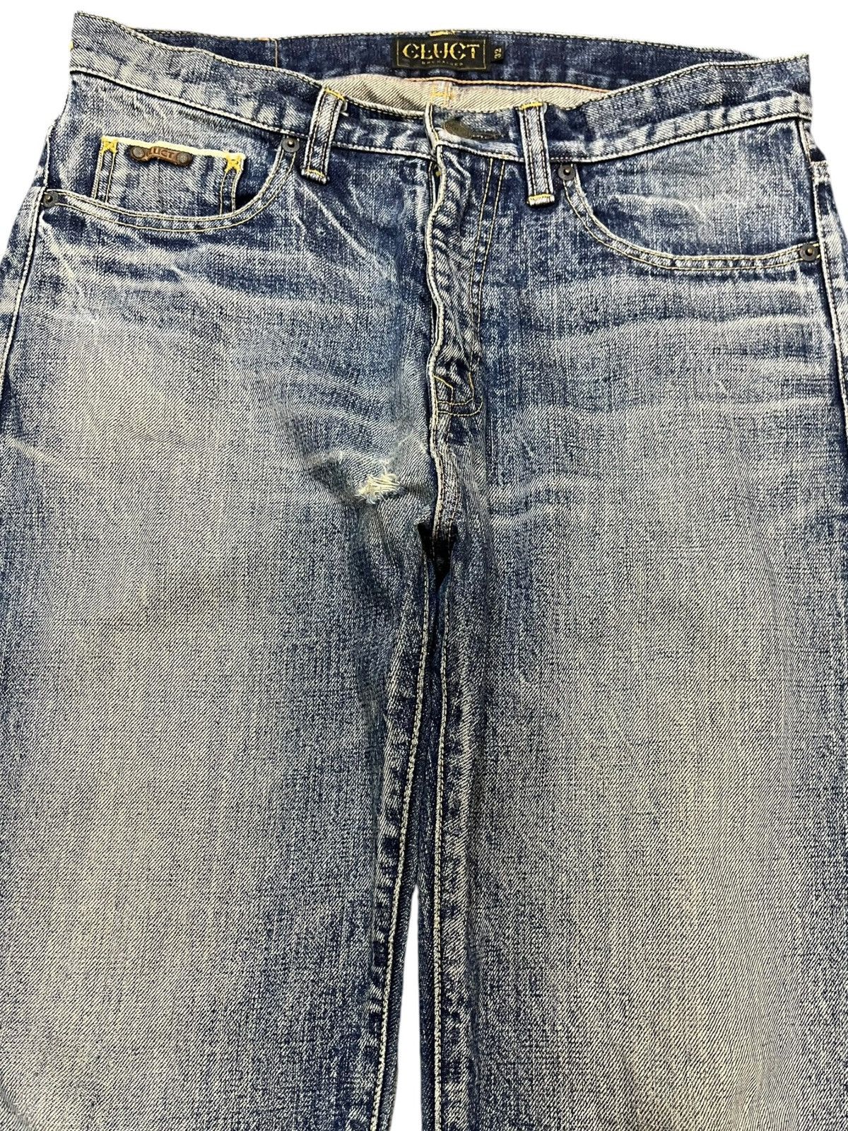 Nigo Vintage Japanese Cluct Selvedge Whiskers Denim Size US 32 / EU 48 - 2 Thumbnail