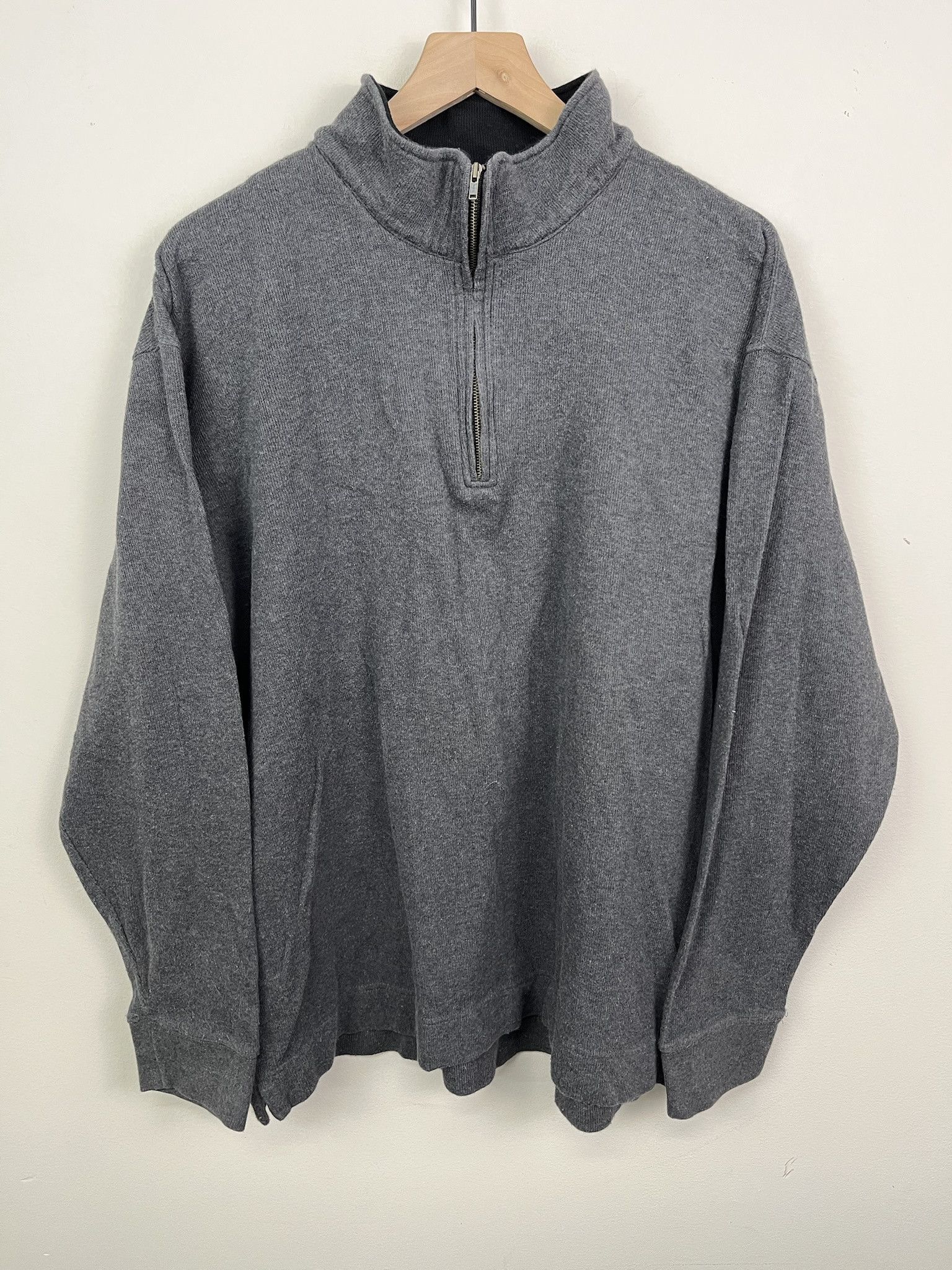 Carhartt Vintage Y2K Dockers Gray Quarterzip Sweatshirt Size XL Size US XL / EU 56 / 4 - 1 Thumbnail