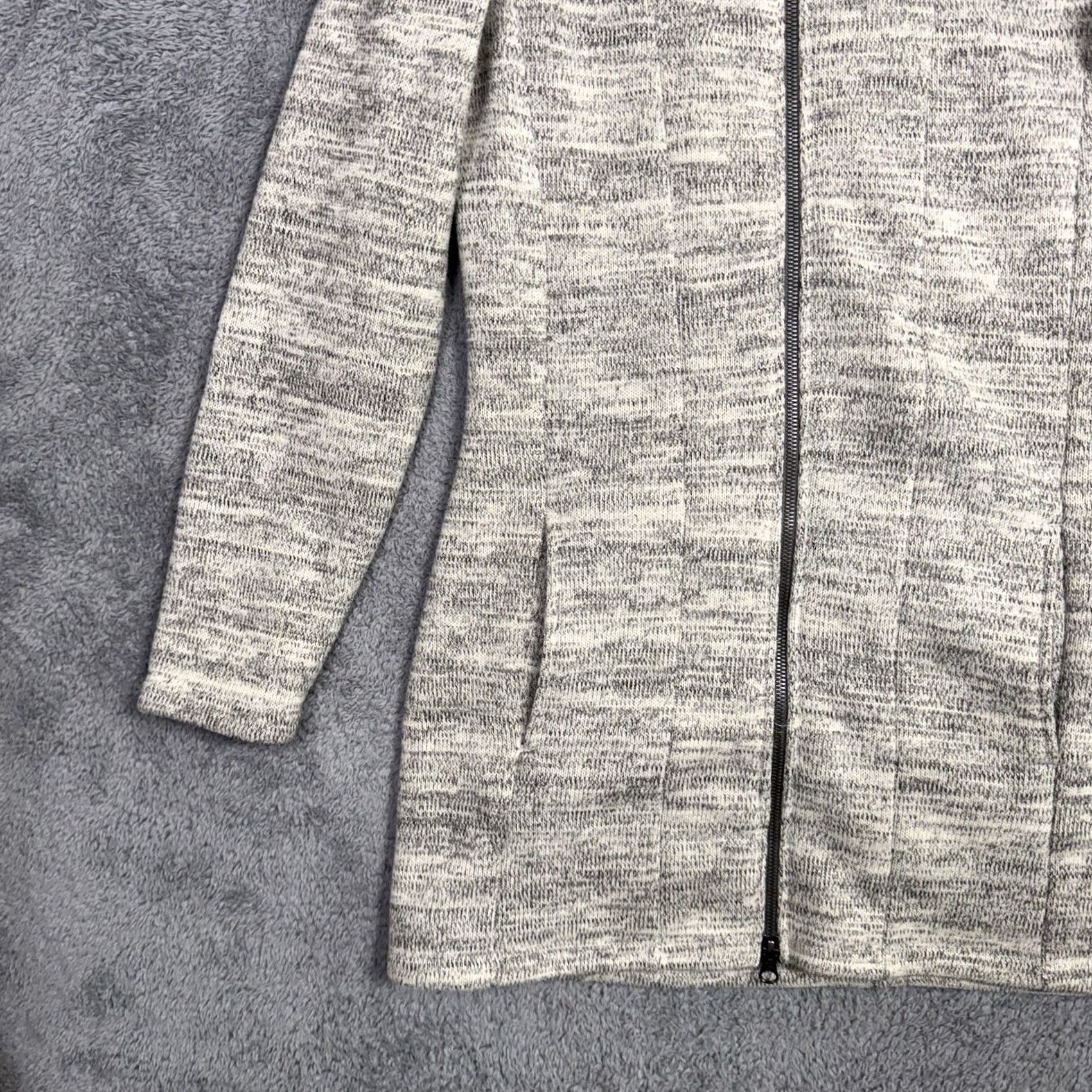 Vintage Kuhl Jacket Womens Medium Heather Cream Alaska Long Full Zip Sherpa 4235 Size M / US 6-8 / IT 42-44 - 3 Thumbnail