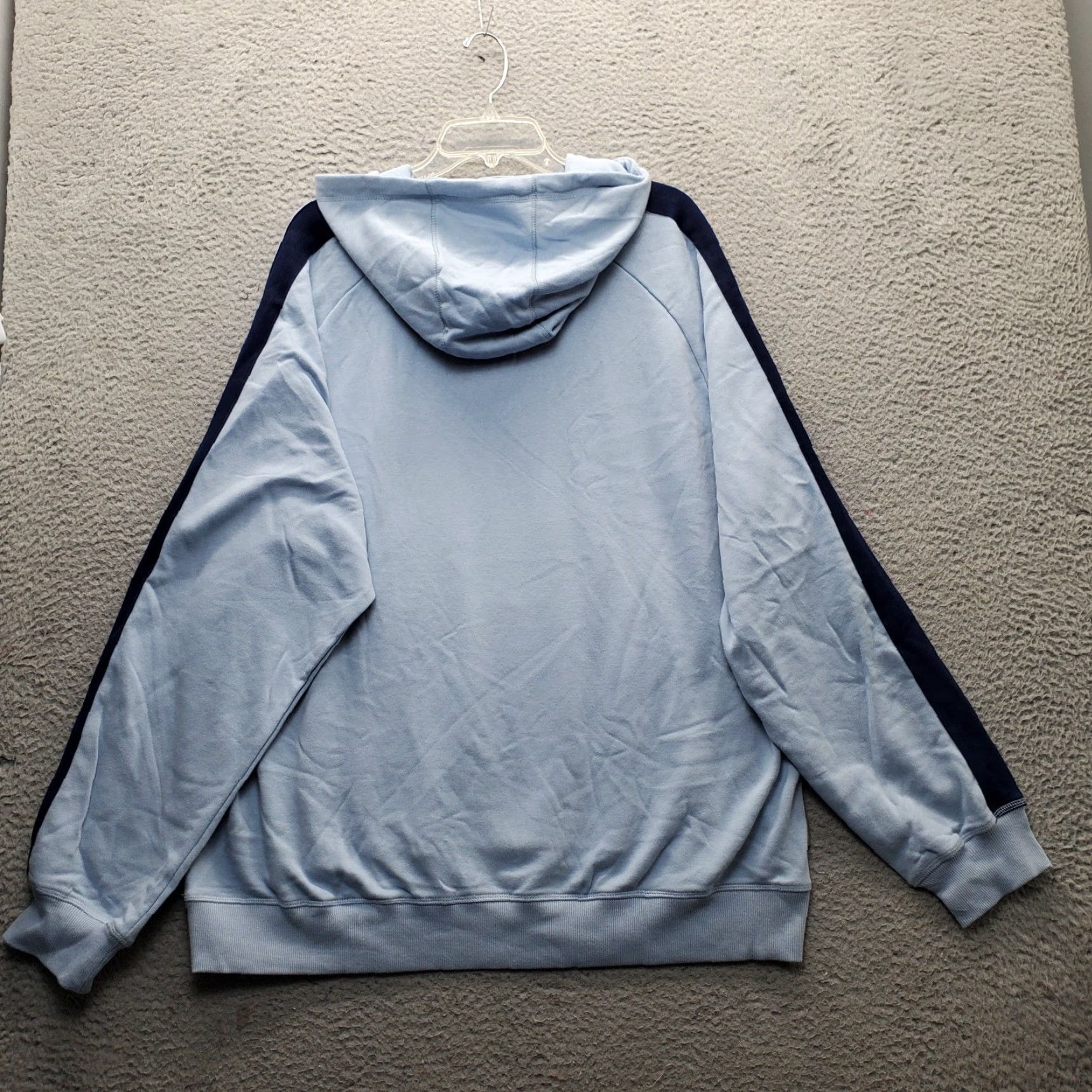 Starter Starter Mens Hoodie 2XL Blue Pullover Raglan Pocket Hooded Lined Fleece Cotton Sweatshirt Size US XXL / EU 58 / 5 - 2 Thumbnail