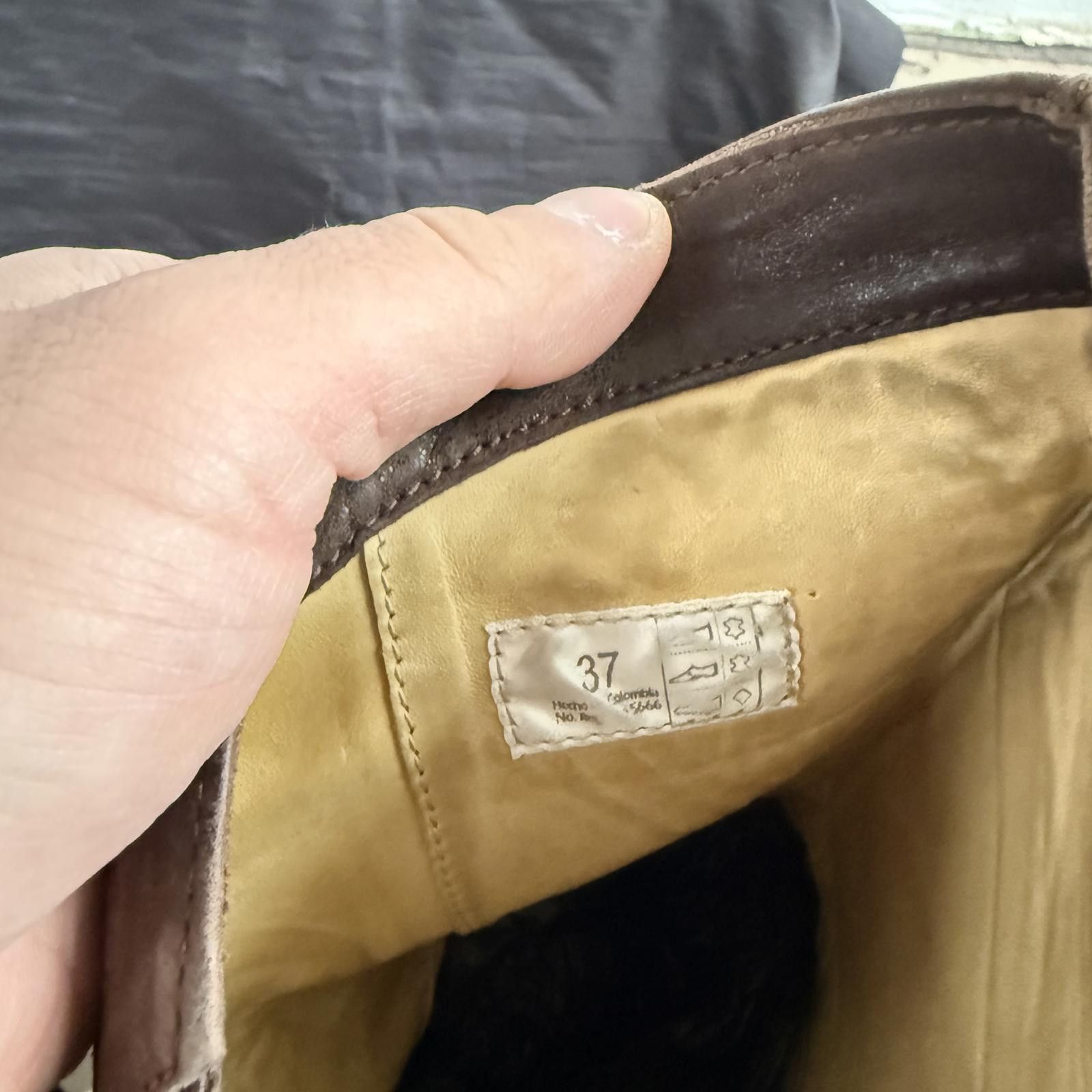 20471120 Tamaris Y2K Brown Tall Riding Boots Avant Garde Size US 6.5 / IT 36.5 - 6 Thumbnail