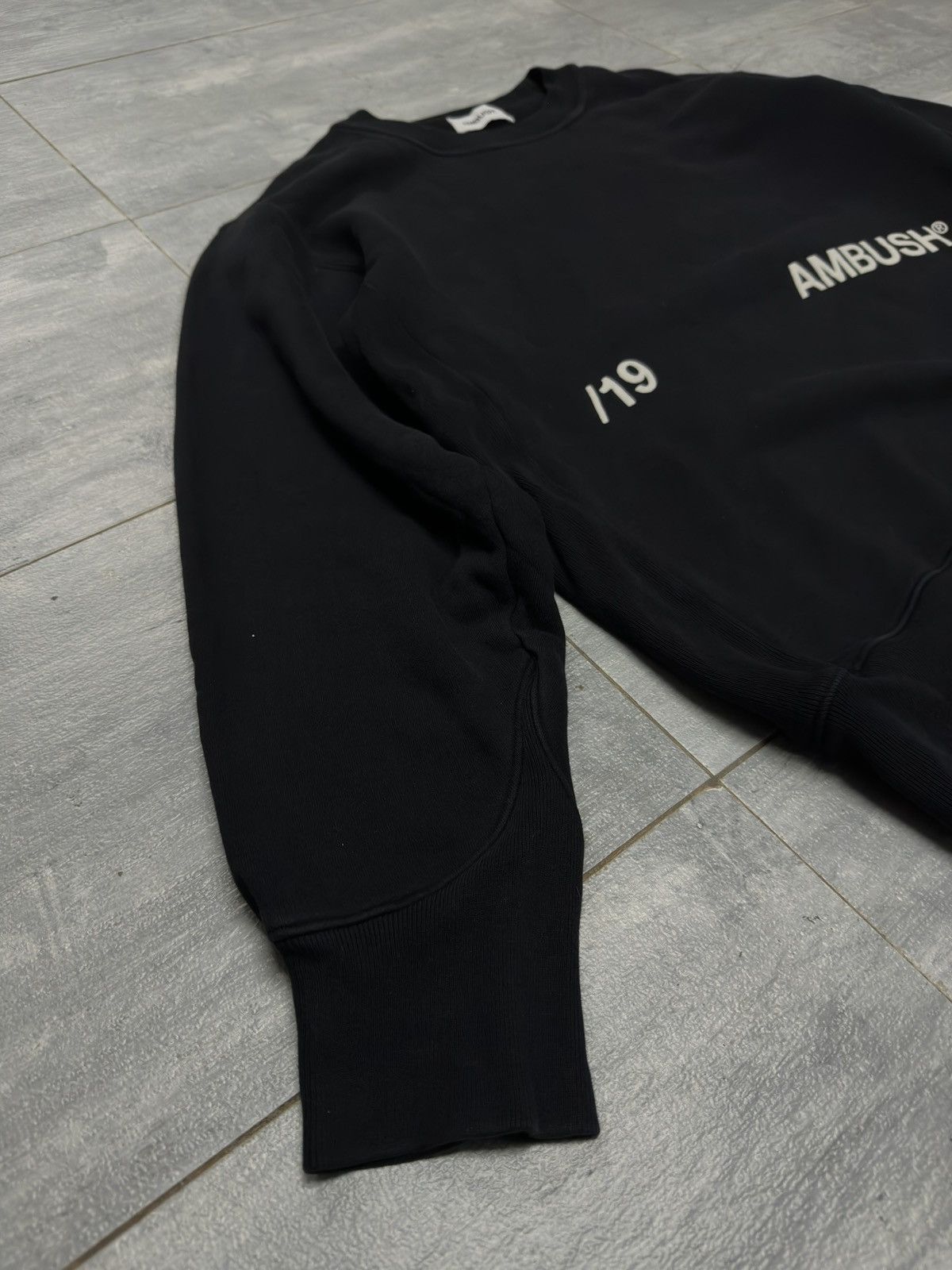 Ambush Design AMBUSH AW19 Crew Sweat Black Size US L / EU 52-54 / 3 - 4 Thumbnail