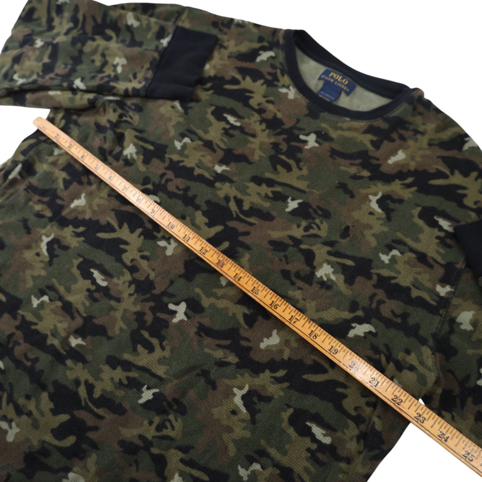 Polo Ralph Lauren Polo Ralph Lauren Camo Thermal Shirt Size US XXL / EU 58 / 5 - 6 Thumbnail