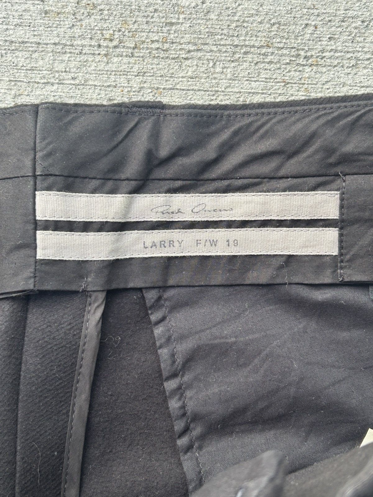 Rick Owens Rick Owens Runway FW19 Larry Moleskin Suede Patch Pants Size US 34 / EU 50 - 4 Thumbnail