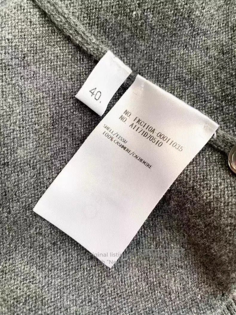 Thom Browne Thom Browne Cashmere short-sleeve cardigan Size S / US 4 / IT 40 - 4 Thumbnail