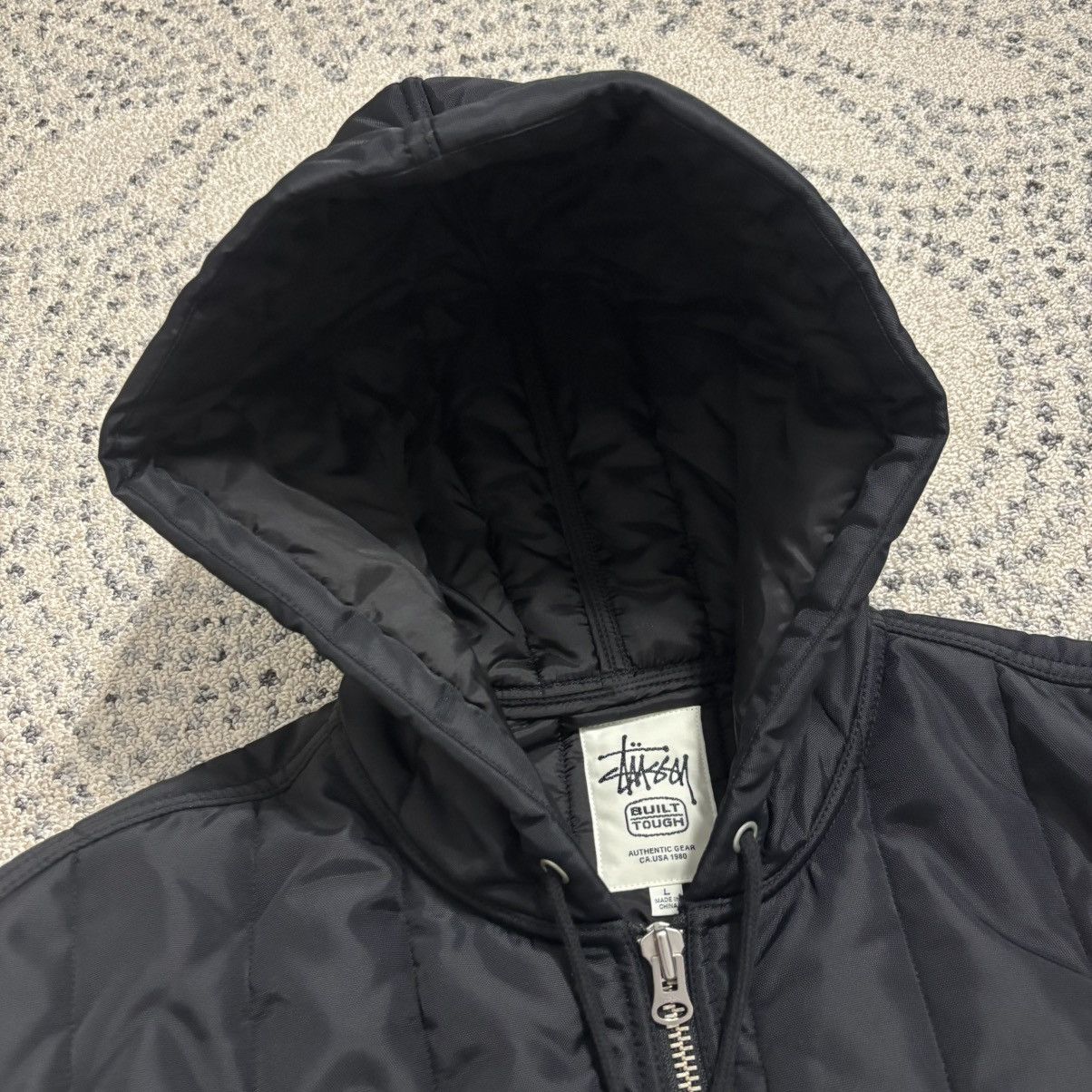 Stussy Stussy Nylon Quilted Work Jacket Black large Size US L / EU 52-54 / 3 - 4 Thumbnail