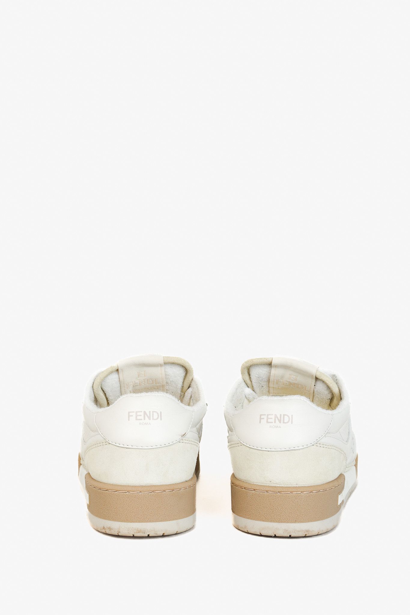 Fendi Fendi Match FF Logo Low-Top Sneaker in Suede and Leather Size US 8 / IT 38 - 3 Thumbnail