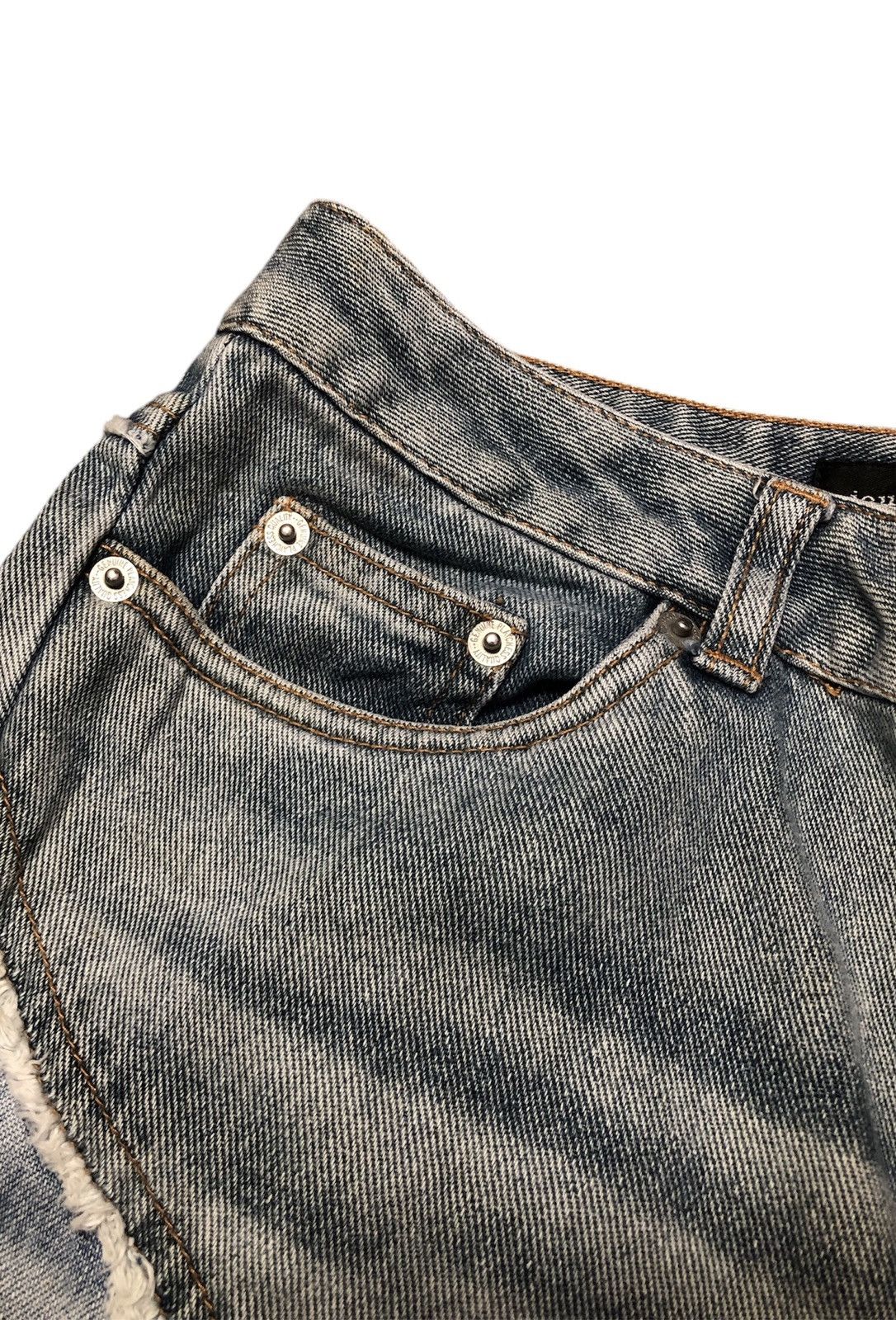 Other VINTAGE JOUER AUX ECHECH HAGI DENIM FLARED JEANS Size 28" / US 6 / IT 42 - 22 Thumbnail