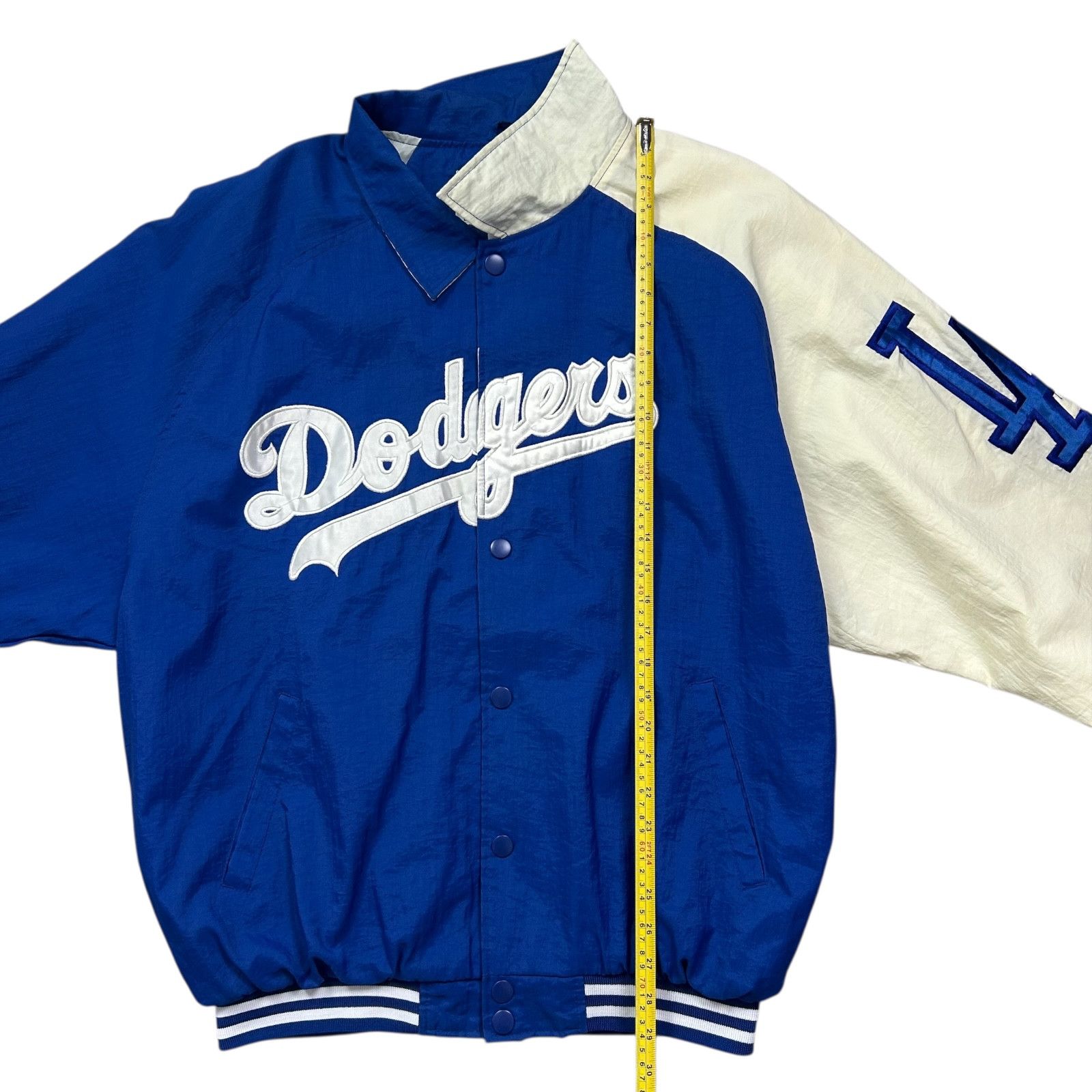 MLB VTG 90s LOS ANGELES DODGERS STARTER NYLON JACKET SLEEVE LOGO Size US XL / EU 56 / 4 - 9 Thumbnail