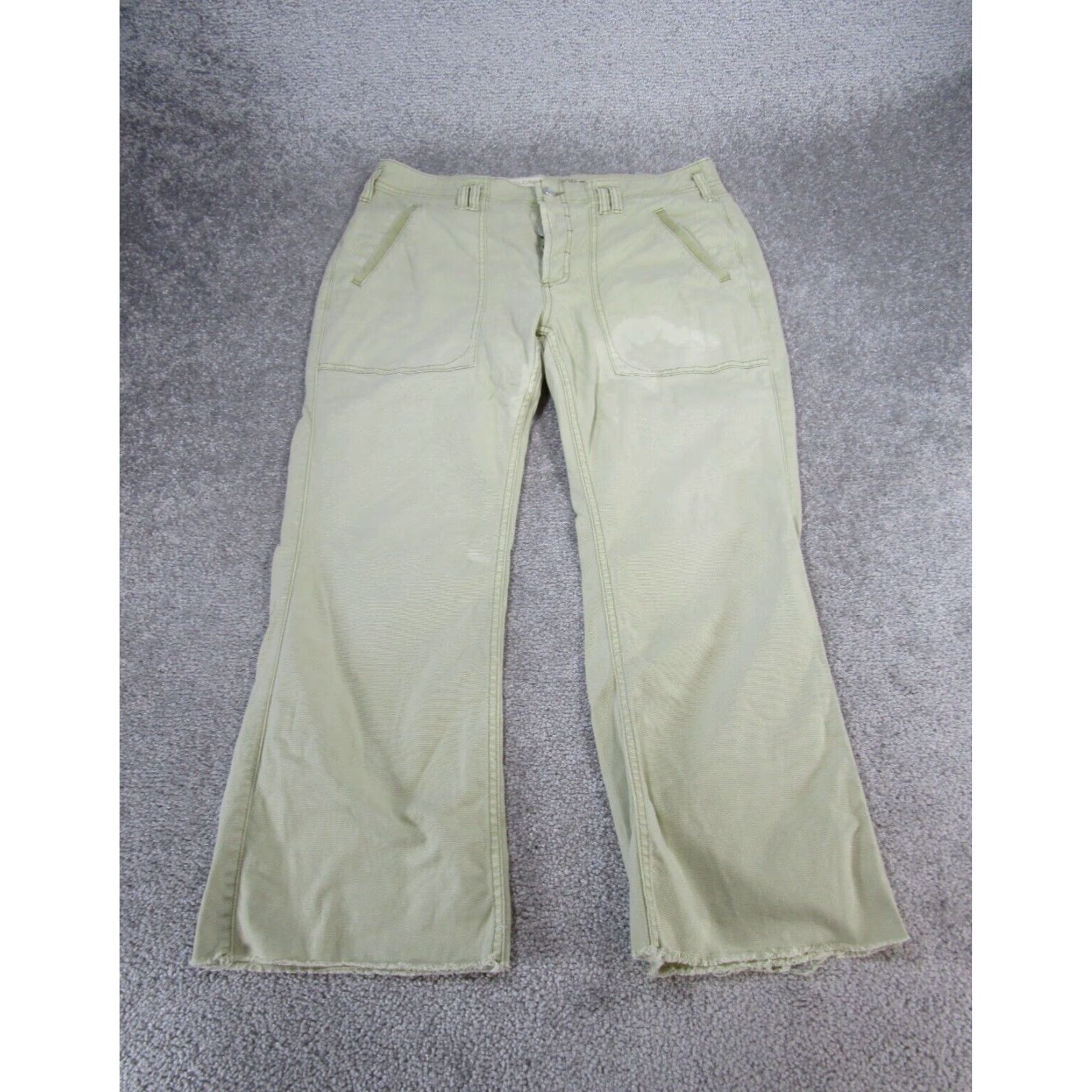 Anthropologie Pilcro Anthropologie Womens Petite Khaki Button Fly Pants 30 Extra Large XL Size 30" / US 8 / IT 44 - 1 Thumbnail