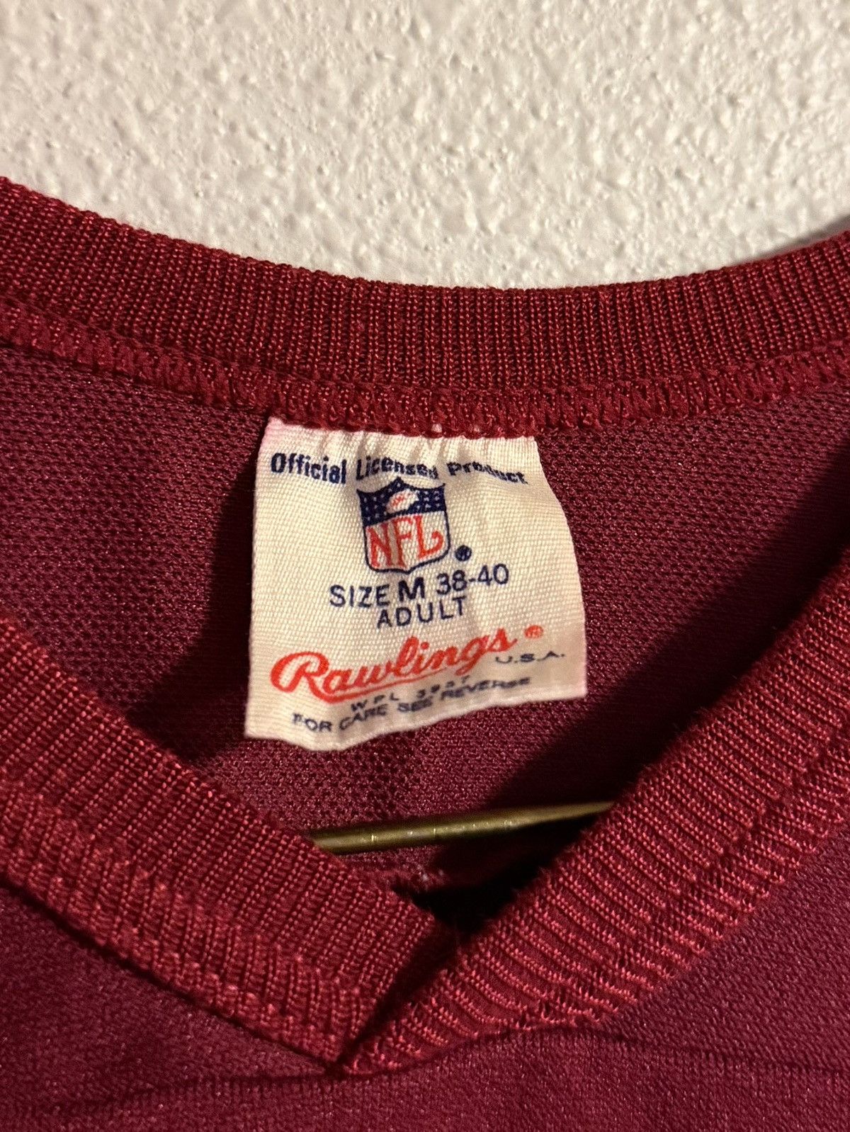 NFL vtg 80s joe theismann Washington Redskins jersey #7 medium Size US M / EU 48-50 / 2 - 2 Thumbnail