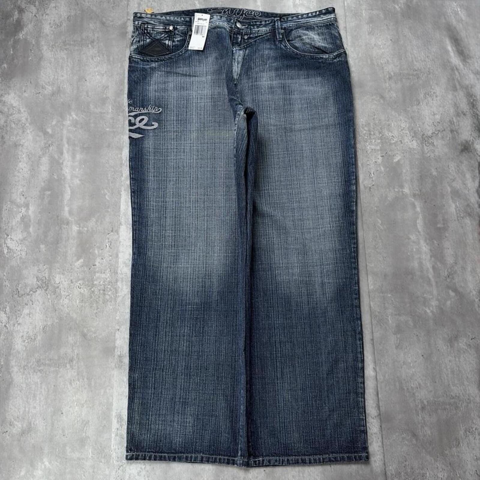 Enyce Y2K Enyce Grunge Skater Deadstock Baggy Denim Jeans Size US 44 / EU 60 - 2 Thumbnail