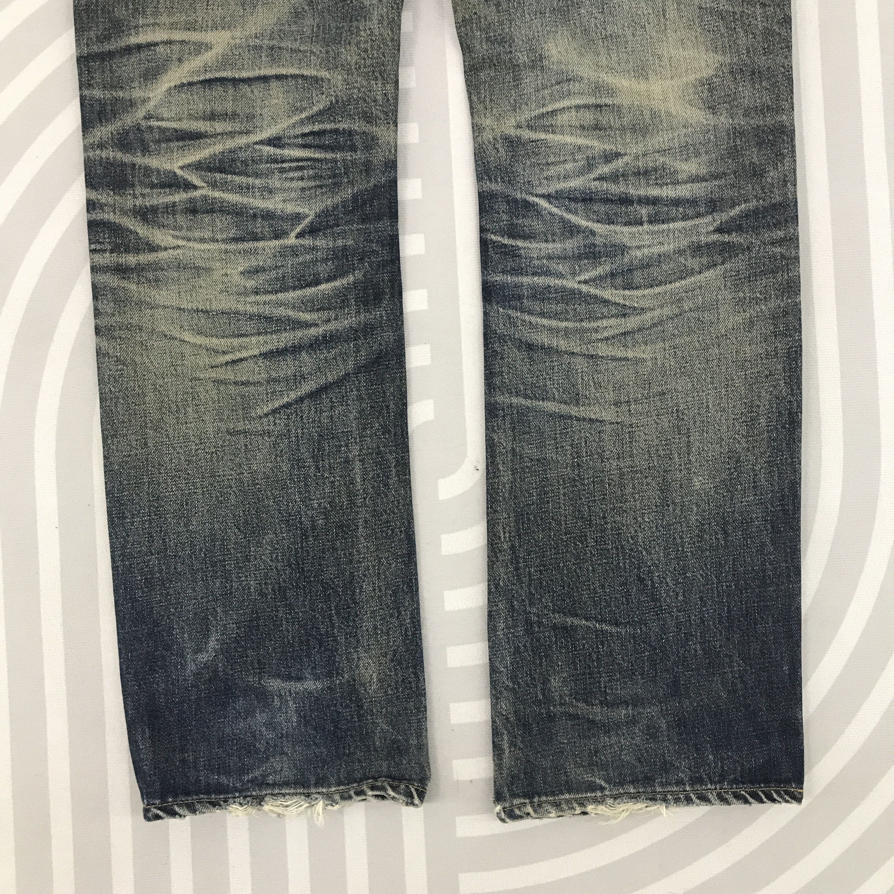 Helmut Lang Vtg 1996 Helmut Lang Ripped Distressed Jeans Denim Size US 30 / EU 46 - 6 Thumbnail