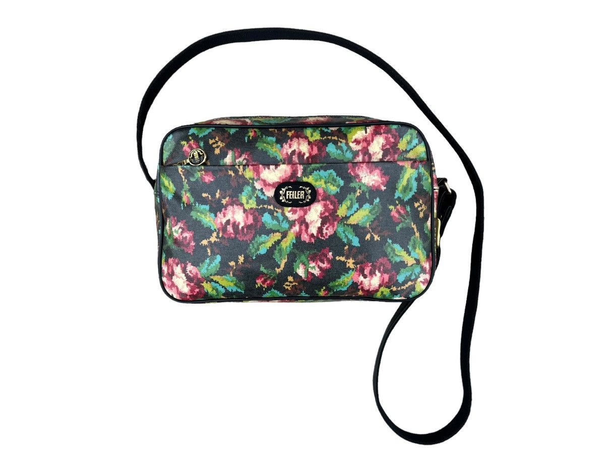 image of Feiler Germany Floral Sling Bag, Men's